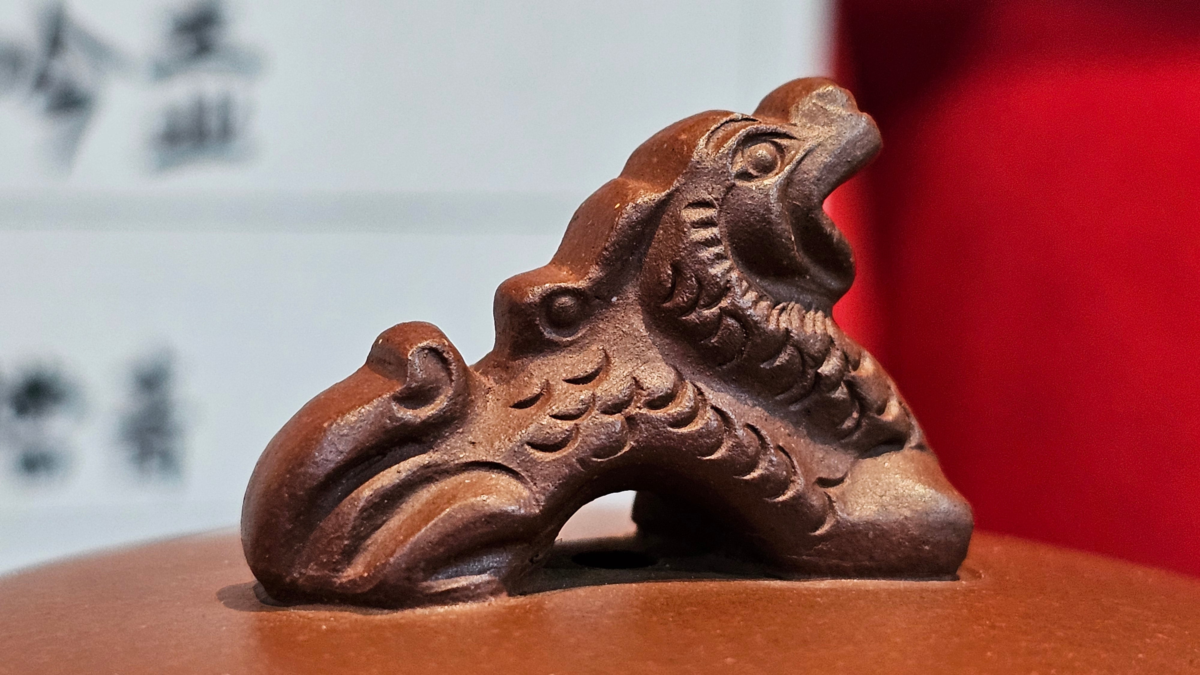 《龙吟》"Lo'ong Yin ~ Lo'ong's/Dragon's Roar", 190.8ml, Di Cao Qing Zi Ni 底槽青紫泥 ~ Crafted by L3A Consummate Master Artist Li Yan Ru 李艳如 ~ Congratulations to Ms M.L.!, 1518hrs 14th July 2025, Phoenix, AZ!