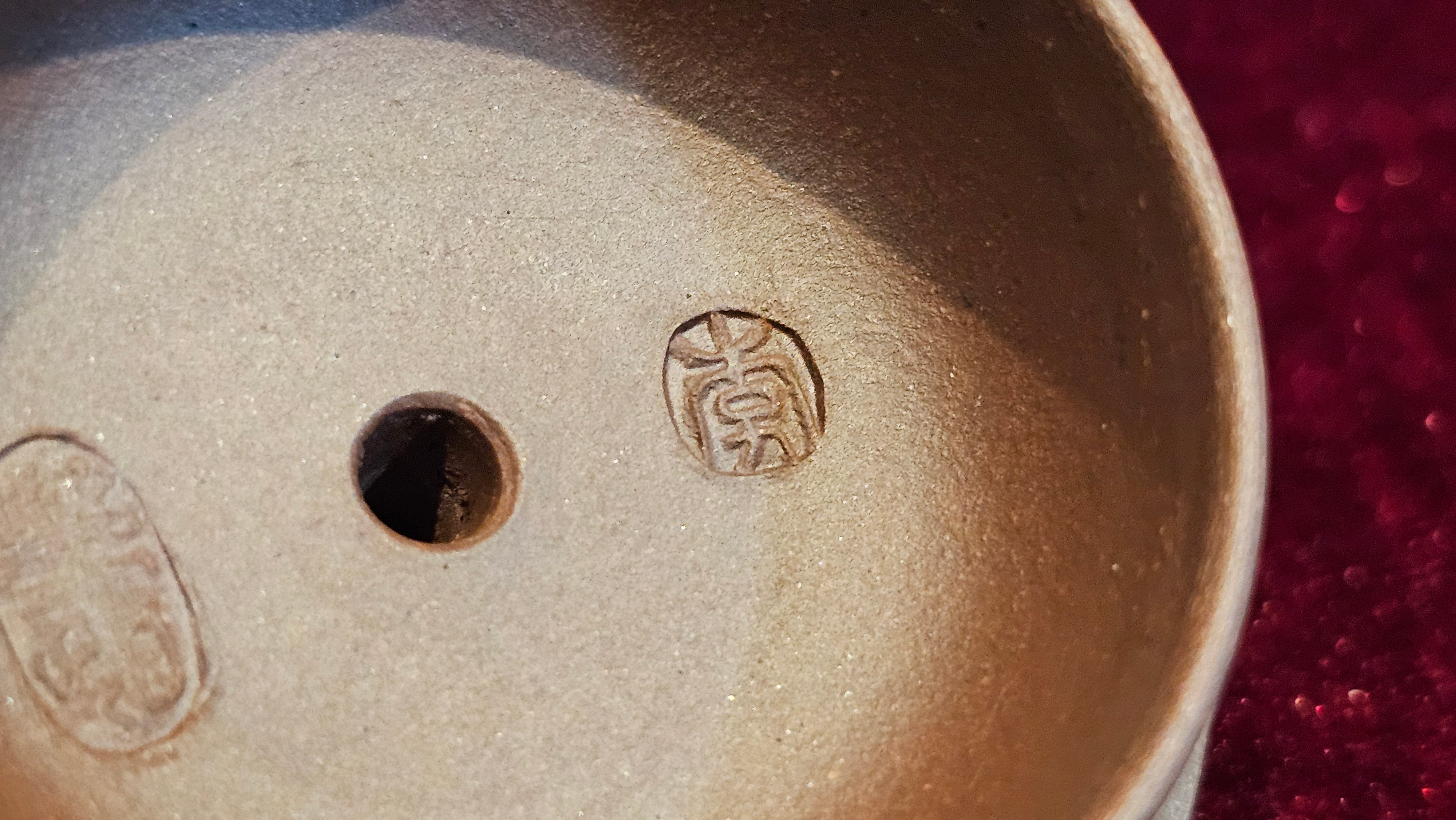 《玉珠》"Yu Zhu ~ A Bead of Jade", 247.6ml (largish), Lao Zi Ni 老紫泥 ~ Crafted by L3A Consummate Master Artist Li Yan Ru 李艳如 ~ Congratulations, to Mr A.R., 1034hrs 17th July 2025, Talent, OR!!