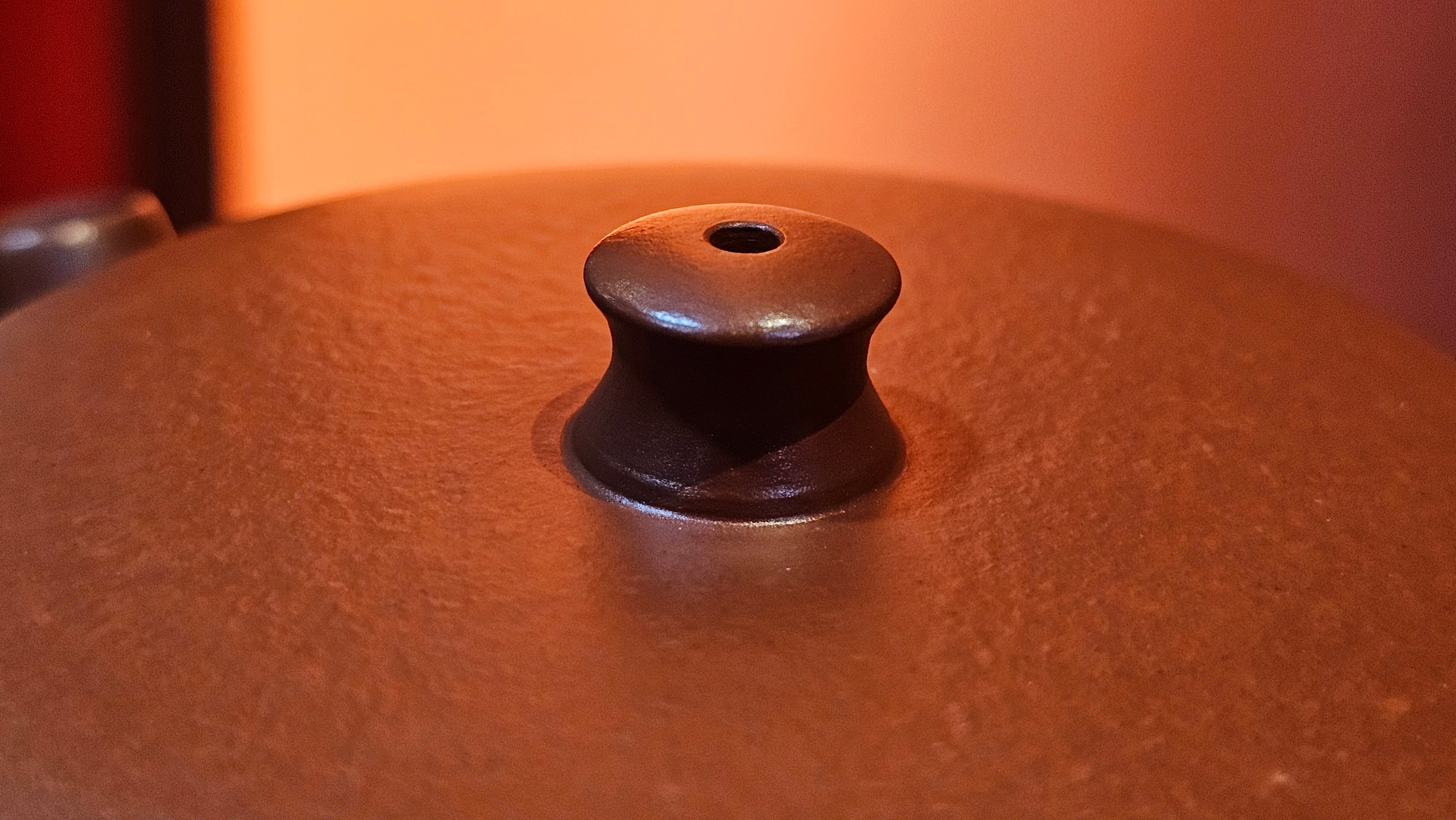 Yun Zhu 云柱 "Pillar of the Heavens", 141.8ml, Xiao Mei Yao Zhu Ni 小煤窑朱泥,  by our Collaborative Craftsman Wang Hui 王慧 ~ "劲竹凌风" and Bamboo Engraving by Craftsman Yi De Shu 一德书 ~ Congratulations to Mr D.!, 1109hrs 16th July 2025, Baldwin Park, CA.