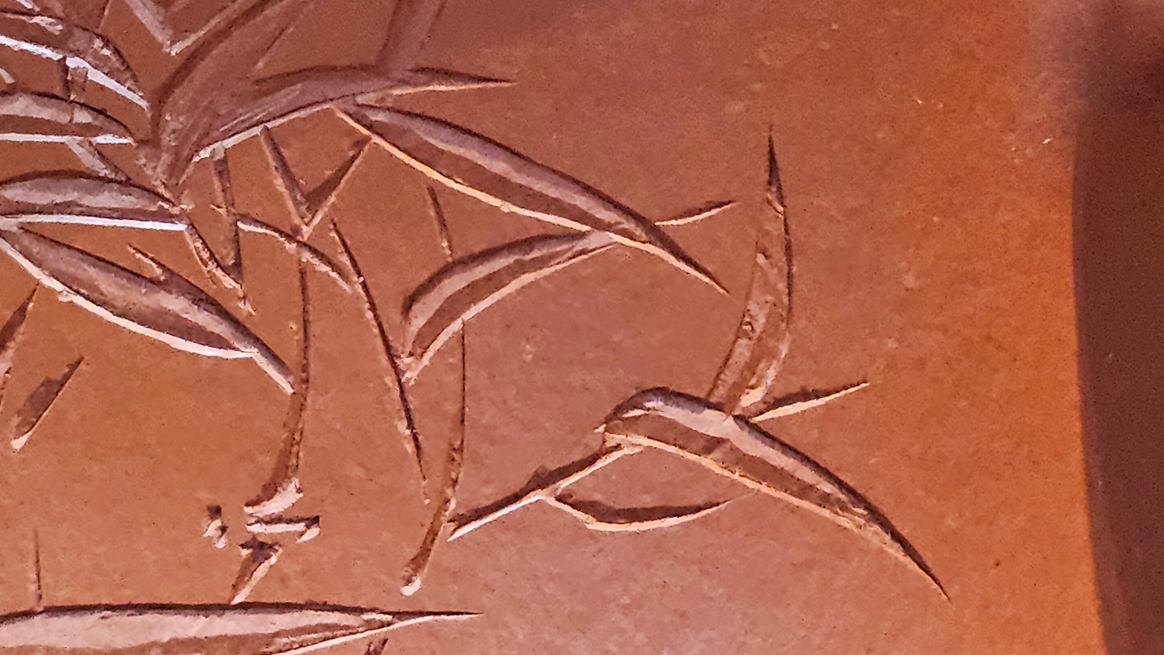 Yun Zhu 云柱 "Pillar of the Heavens", 141.8ml, Xiao Mei Yao Zhu Ni 小煤窑朱泥,  by our Collaborative Craftsman Wang Hui 王慧 ~ "劲竹凌风" and Bamboo Engraving by Craftsman Yi De Shu 一德书 ~ Congratulations to Mr D.!, 1109hrs 16th July 2025, Baldwin Park, CA.