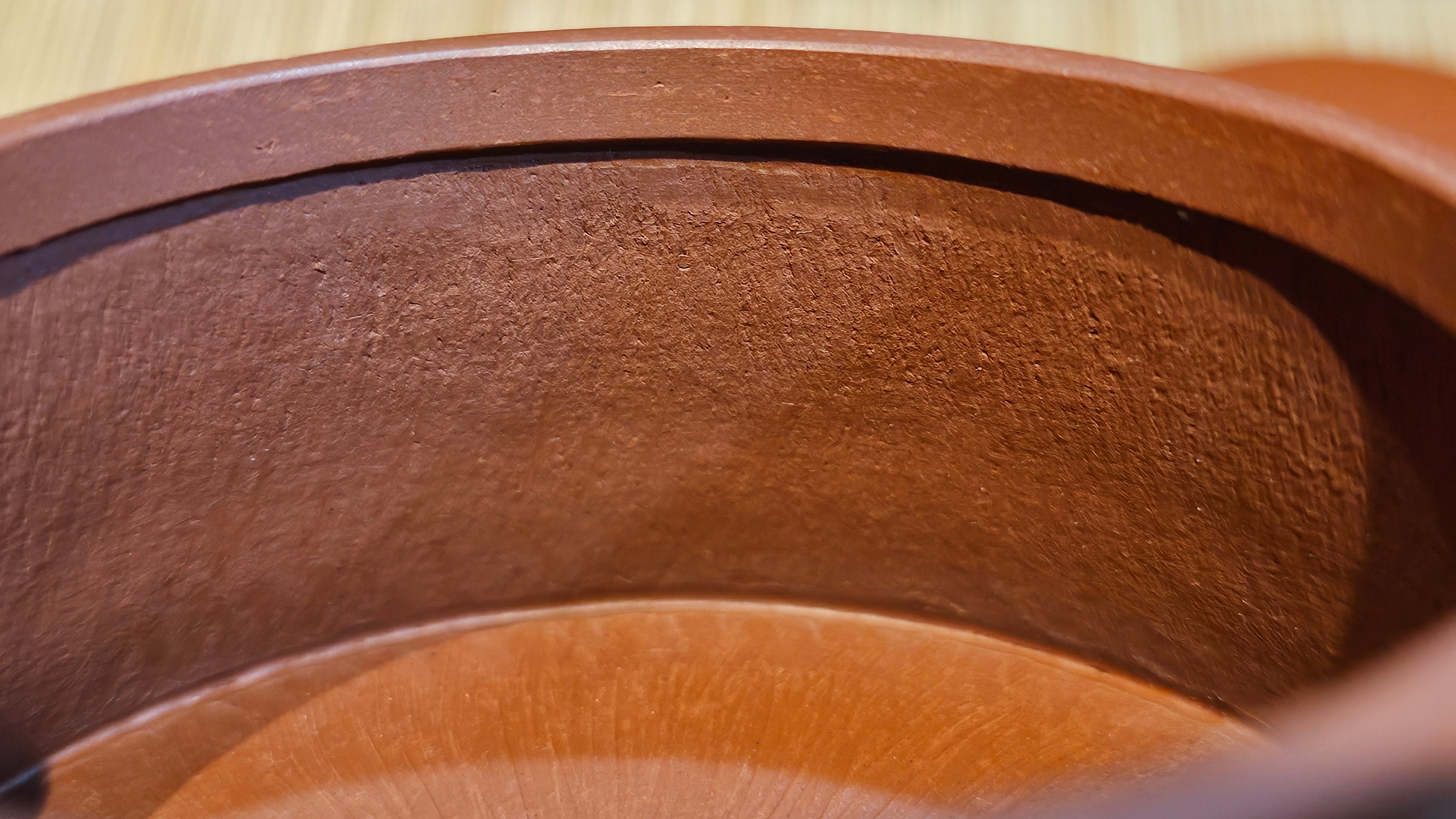 Yun Zhu 云柱 "Pillar of the Heavens", 141.8ml, Xiao Mei Yao Zhu Ni 小煤窑朱泥,  by our Collaborative Craftsman Wang Hui 王慧 ~ "劲竹凌风" and Bamboo Engraving by Craftsman Yi De Shu 一德书 ~ Congratulations to Mr D.!, 1109hrs 16th July 2025, Baldwin Park, CA.