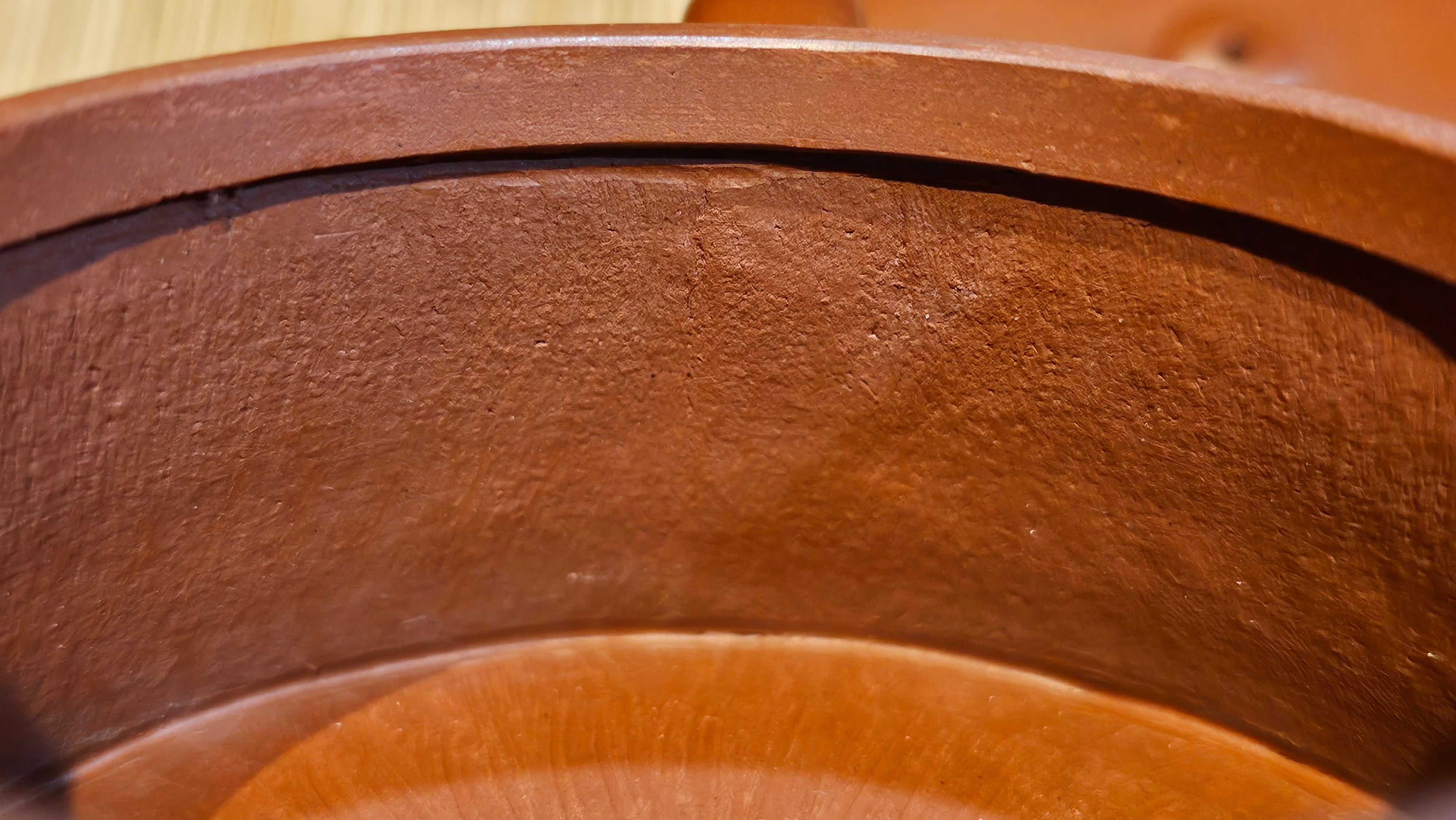 Yun Zhu 云柱 "Pillar of the Heavens", 141.8ml, Xiao Mei Yao Zhu Ni 小煤窑朱泥,  by our Collaborative Craftsman Wang Hui 王慧 ~ "劲竹凌风" and Bamboo Engraving by Craftsman Yi De Shu 一德书 ~ Congratulations to Mr D.!, 1109hrs 16th July 2025, Baldwin Park, CA.