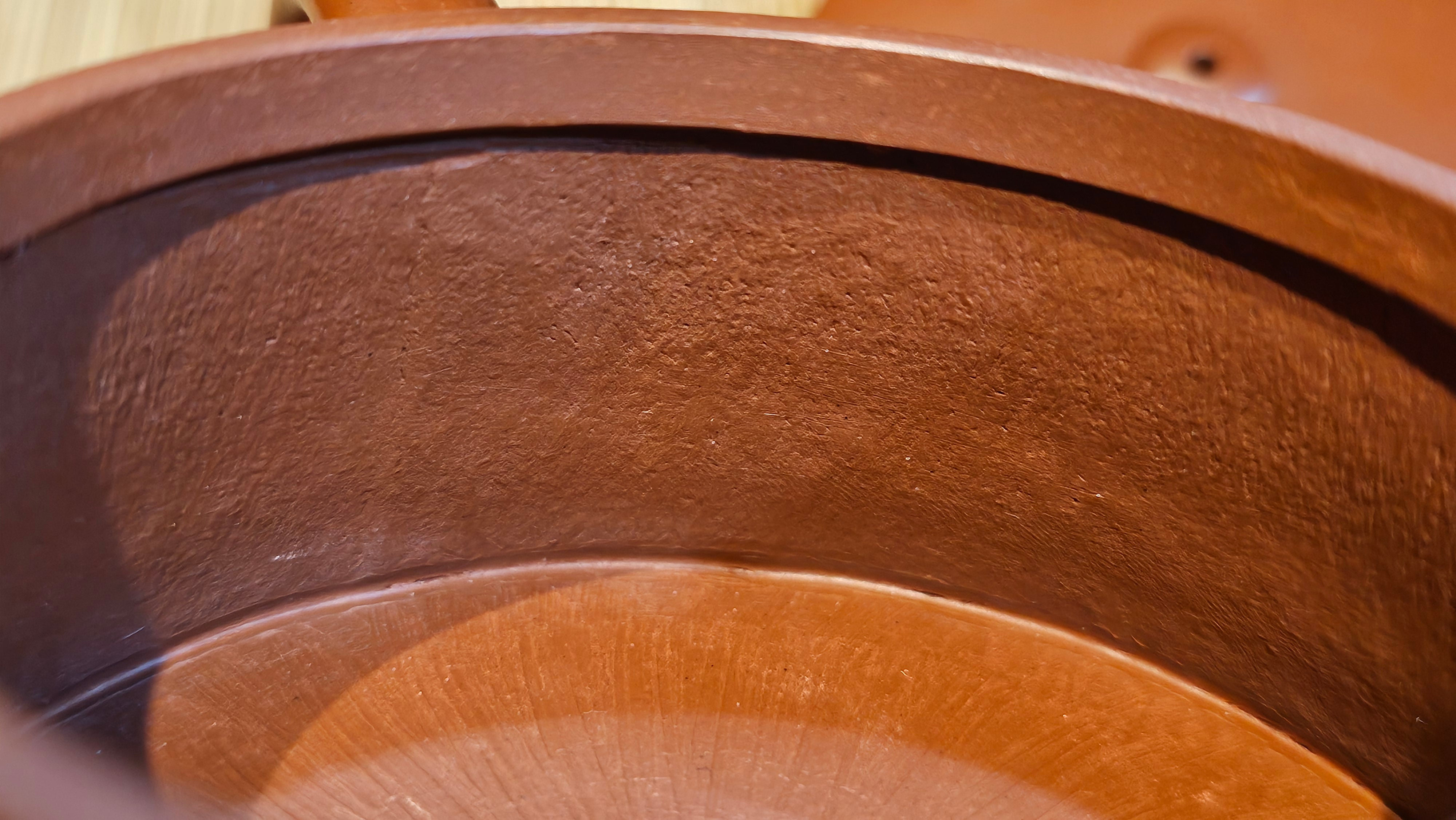 Yun Zhu 云柱 "Pillar of the Heavens", 141.8ml, Xiao Mei Yao Zhu Ni 小煤窑朱泥,  by our Collaborative Craftsman Wang Hui 王慧 ~ "劲竹凌风" and Bamboo Engraving by Craftsman Yi De Shu 一德书 ~ Congratulations to Mr D.!, 1109hrs 16th July 2025, Baldwin Park, CA.