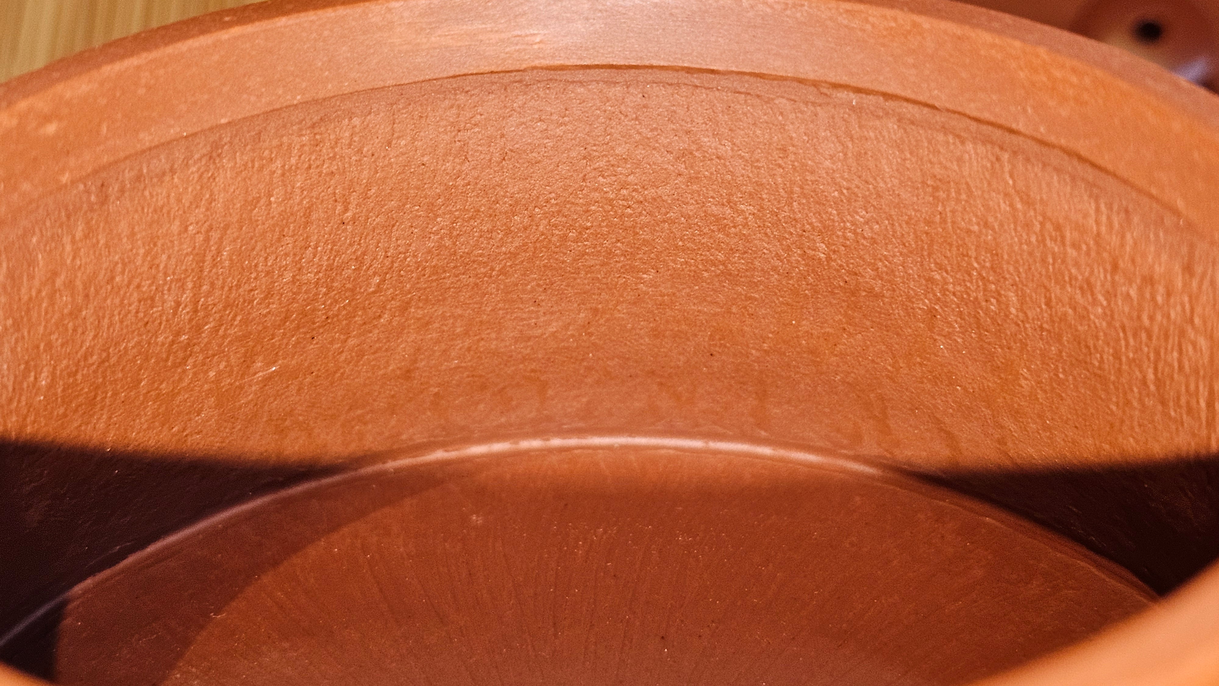 Yun Zhu 云柱 "Pillar of the Heavens", 141.8ml, Xiao Mei Yao Zhu Ni 小煤窑朱泥,  by our Collaborative Craftsman Wang Hui 王慧 ~ "劲竹凌风" and Bamboo Engraving by Craftsman Yi De Shu 一德书 ~ Congratulations to Mr D.!, 1109hrs 16th July 2025, Baldwin Park, CA.