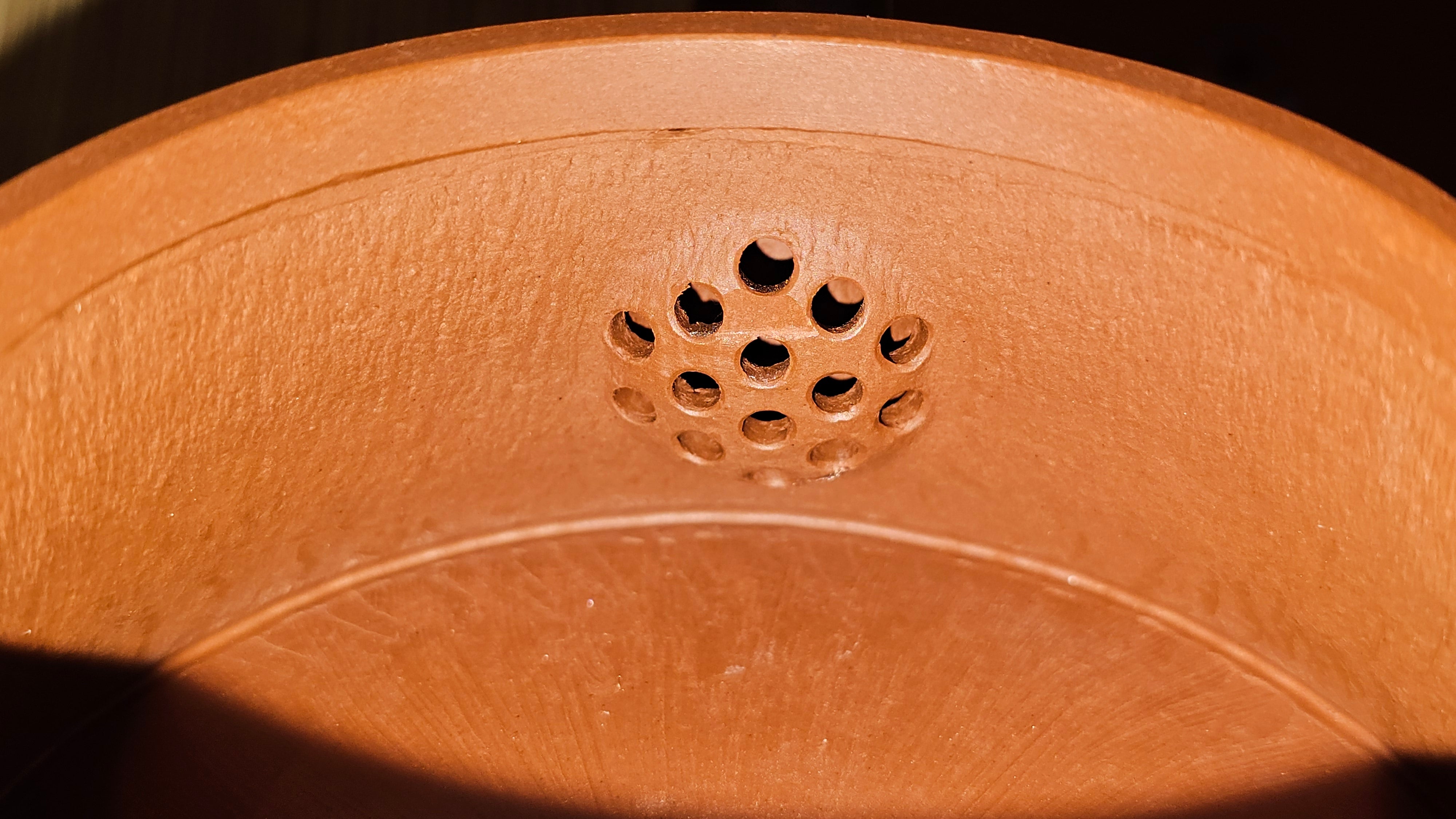 Yun Zhu 云柱 "Pillar of the Heavens", 141.8ml, Xiao Mei Yao Zhu Ni 小煤窑朱泥,  by our Collaborative Craftsman Wang Hui 王慧 ~ "劲竹凌风" and Bamboo Engraving by Craftsman Yi De Shu 一德书 ~ Congratulations to Mr D.!, 1109hrs 16th July 2025, Baldwin Park, CA.