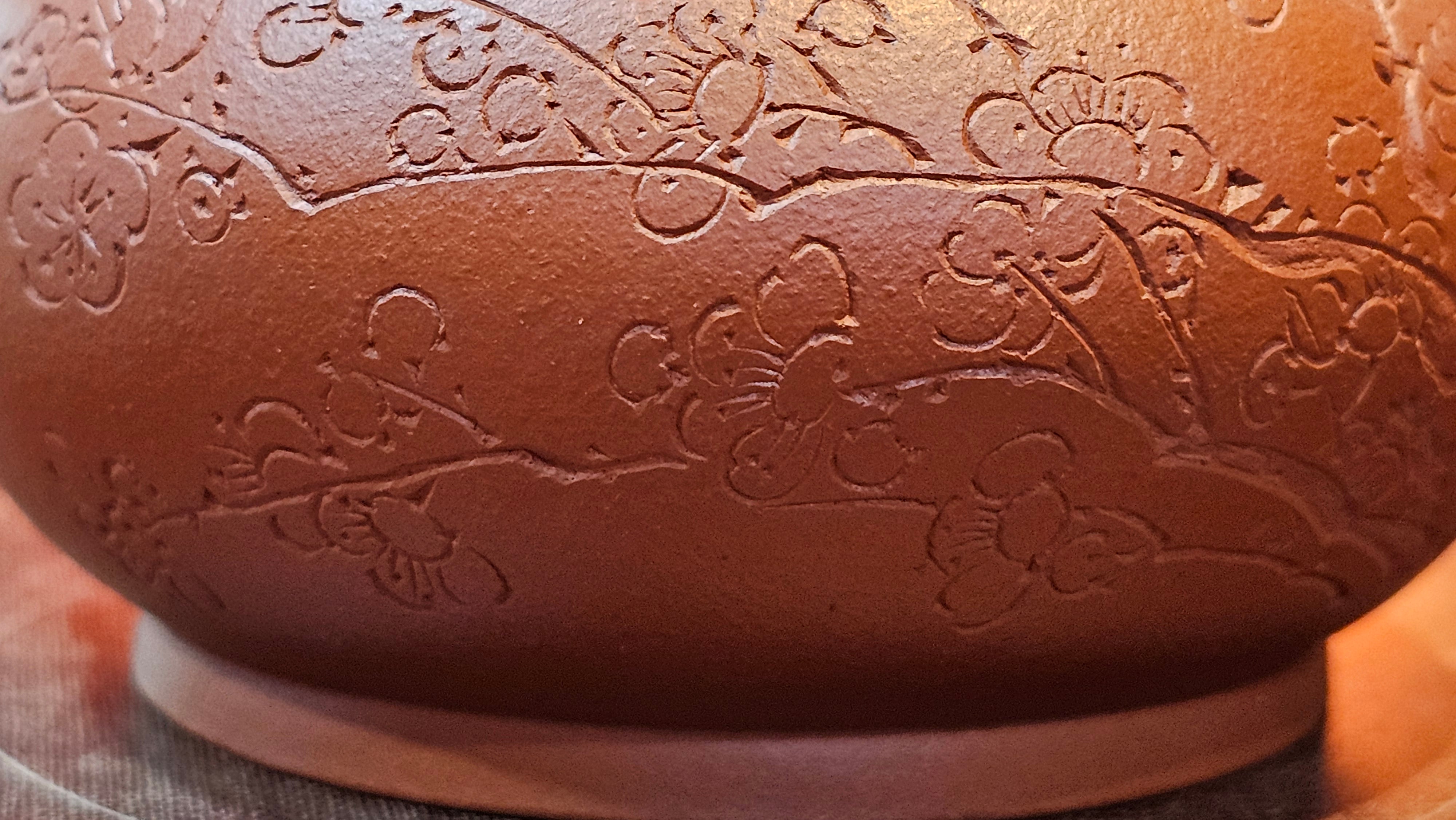 Qing Shi Gong Deng《清式宫灯》, 142.1ml, Xiao Hong Ni 小红泥, by our Craftsman Zhang Huan 张欢, Engraving by Craftsman Pe'eng Pe'eng 芃芃 ~ Congratulations to!Mr J.S., 1314hrs 18th July 2025, Chicago, IL!