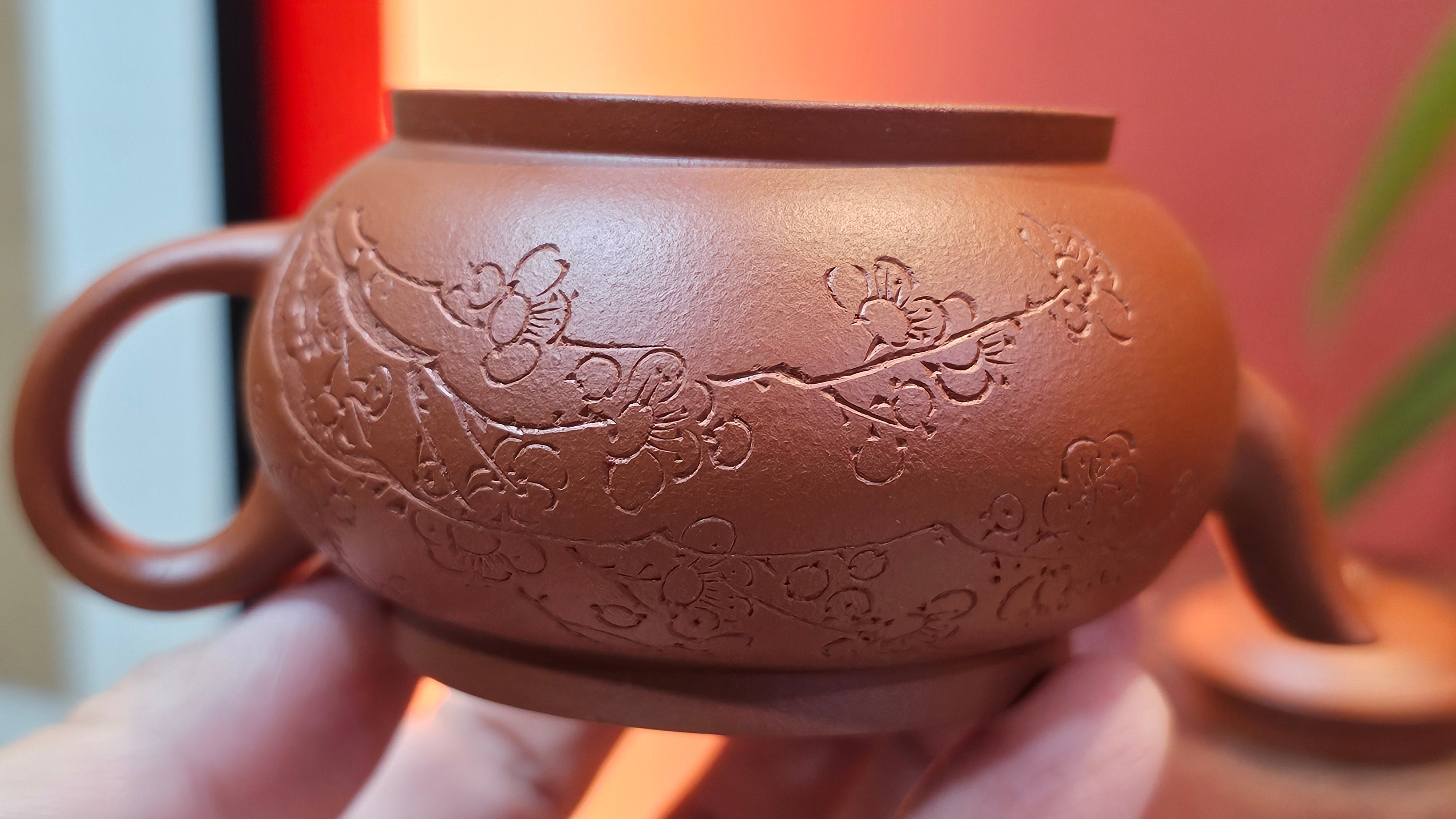 Qing Shi Gong Deng《清式宫灯》, 142.1ml, Xiao Hong Ni 小红泥, by our Craftsman Zhang Huan 张欢, Engraving by Craftsman Pe'eng Pe'eng 芃芃 ~ Congratulations to!Mr J.S., 1314hrs 18th July 2025, Chicago, IL!