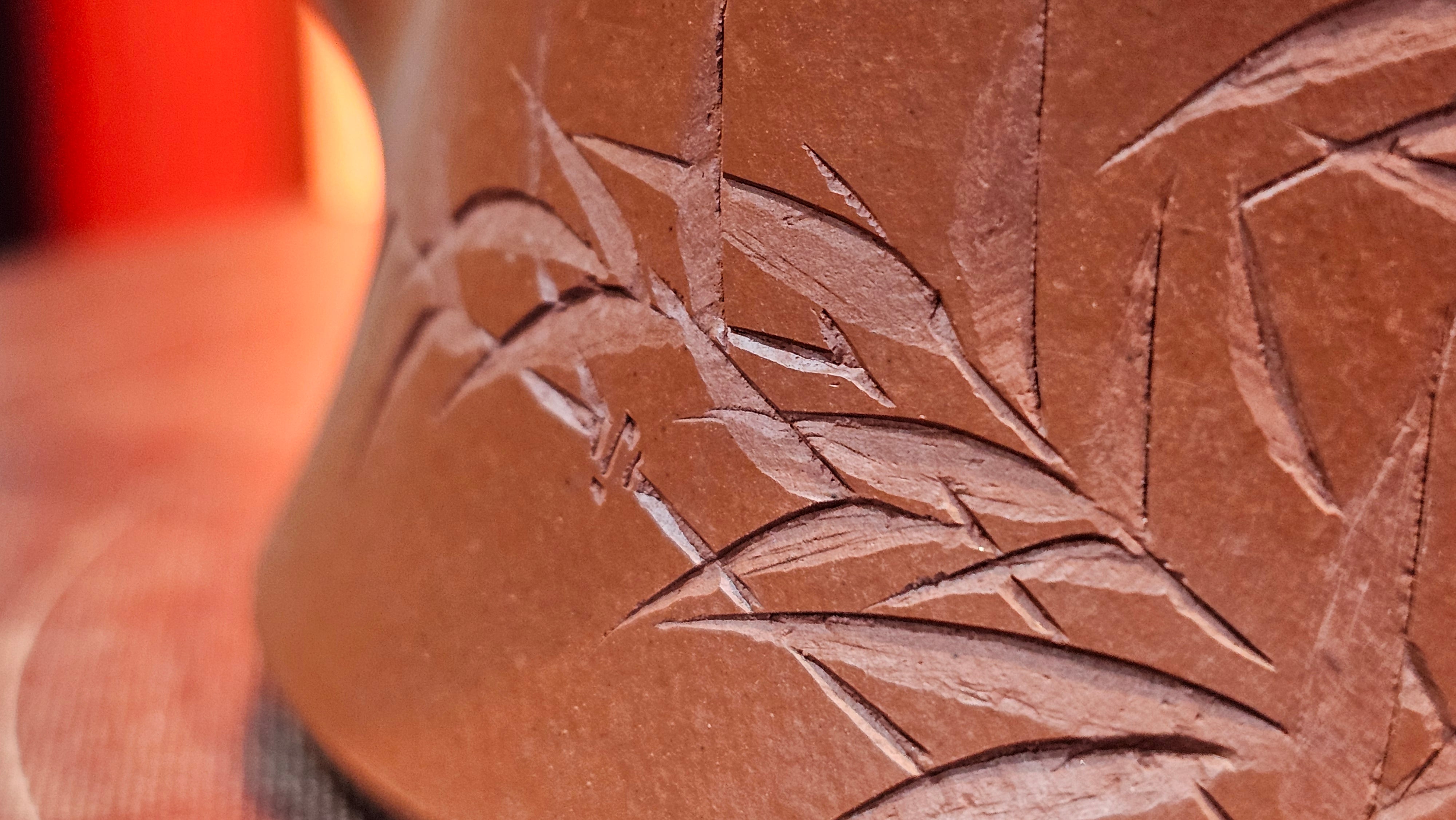 Yun Zhu 云柱 "Pillar of the Heavens", 140.3ml, Xiao Mei Yao Zhu Ni 小煤窑朱泥,  by our Collaborative Craftsman Wang Hui 王慧 ~ "劲竹凌风" and Bamboo Engraving by Craftsman Yi De Shu 一德书 ~ Congratulations to Mr B.H.S., 0015hrs 26th July 2025, Jakarta! Indonesia🇮🇩.