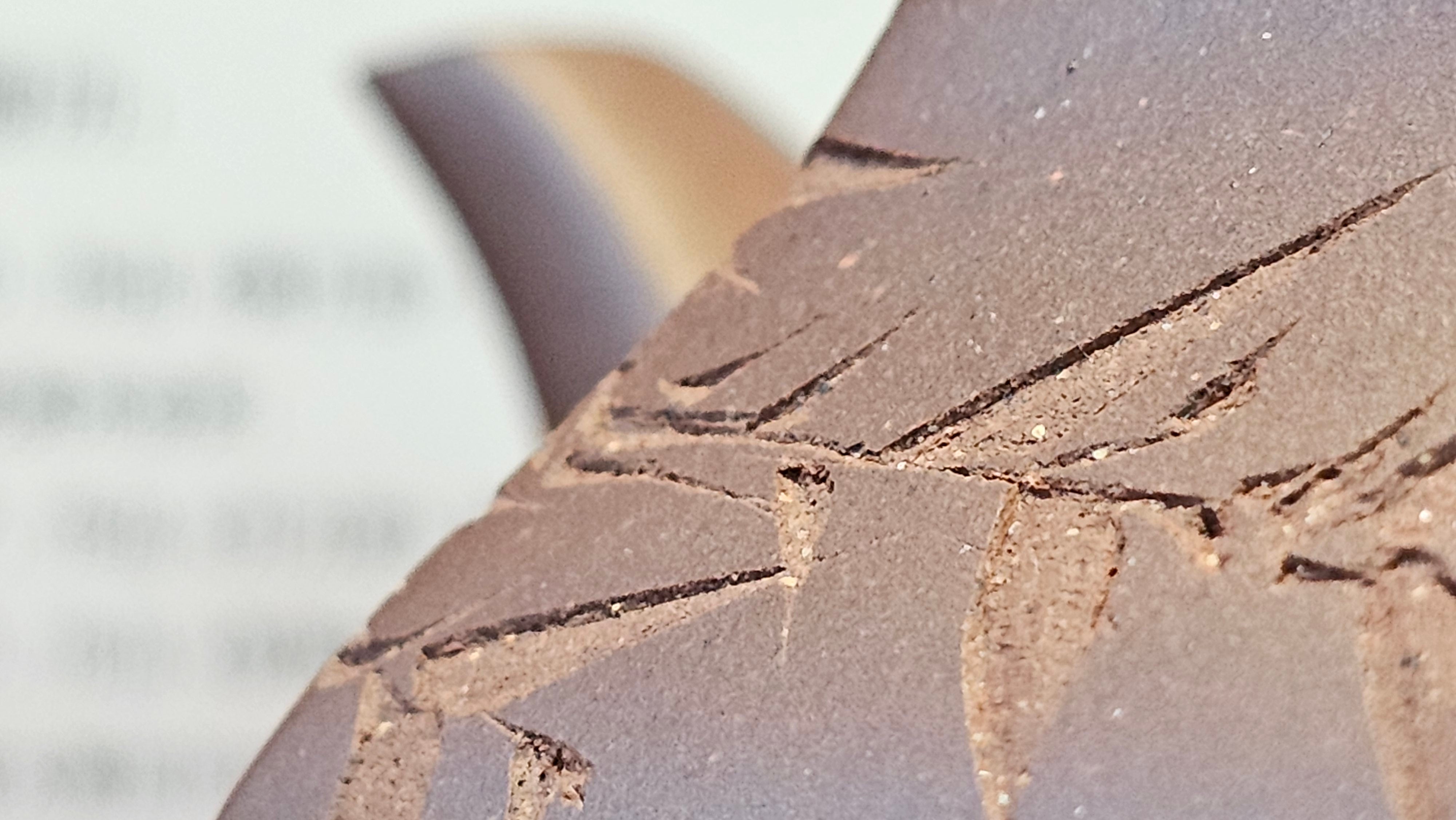 《六方半月》"Liu Fang Ban Yue", 289.3ml, "品茗却在香醇外，此是人生一味禅" and Bamboo engraving, Di Cao Qing Zi Ni 底槽青紫泥, by L2A Senior Consummate Artist Yuan Hui 袁辉 ~ Congratulations to Mr J.G., 0150hrs 20th July 2025! New South Wales, Australia🇦🇺!