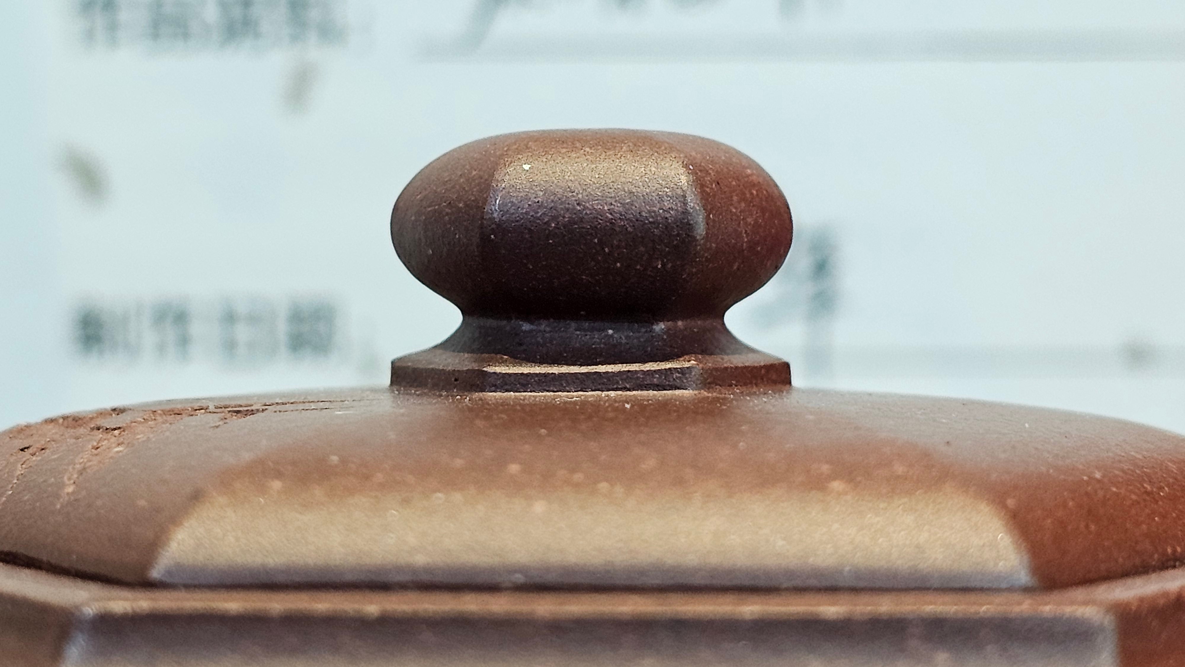 《六方半月》"Liu Fang Ban Yue", 289.3ml, "品茗却在香醇外，此是人生一味禅" and Bamboo engraving, Di Cao Qing Zi Ni 底槽青紫泥, by L2A Senior Consummate Artist Yuan Hui 袁辉 ~ Congratulations to Mr J.G., 0150hrs 20th July 2025! New South Wales, Australia🇦🇺!