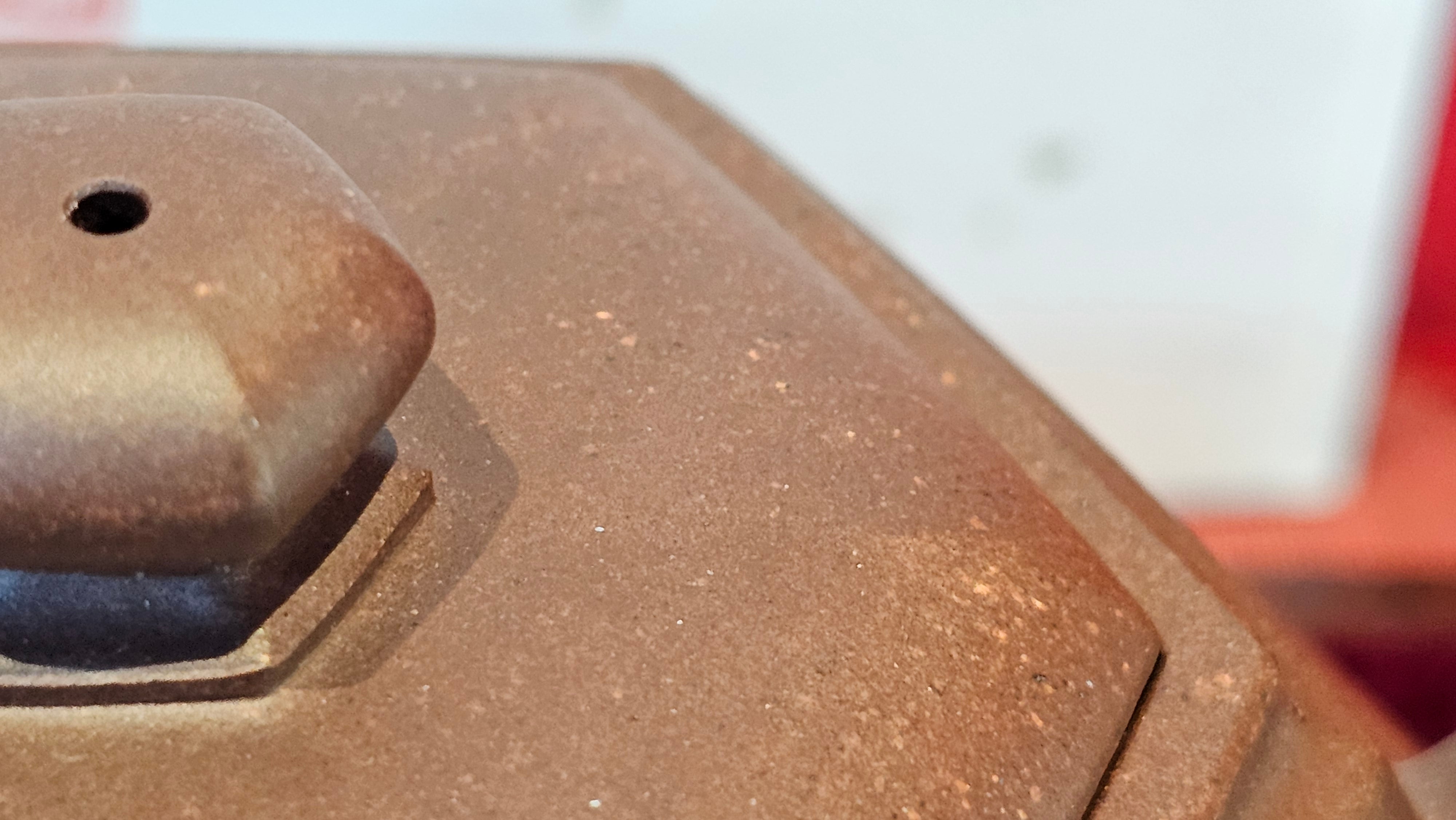 《六方半月》"Liu Fang Ban Yue", 289.3ml, "品茗却在香醇外，此是人生一味禅" and Bamboo engraving, Di Cao Qing Zi Ni 底槽青紫泥, by L2A Senior Consummate Artist Yuan Hui 袁辉 ~ Congratulations to Mr J.G., 0150hrs 20th July 2025! New South Wales, Australia🇦🇺!