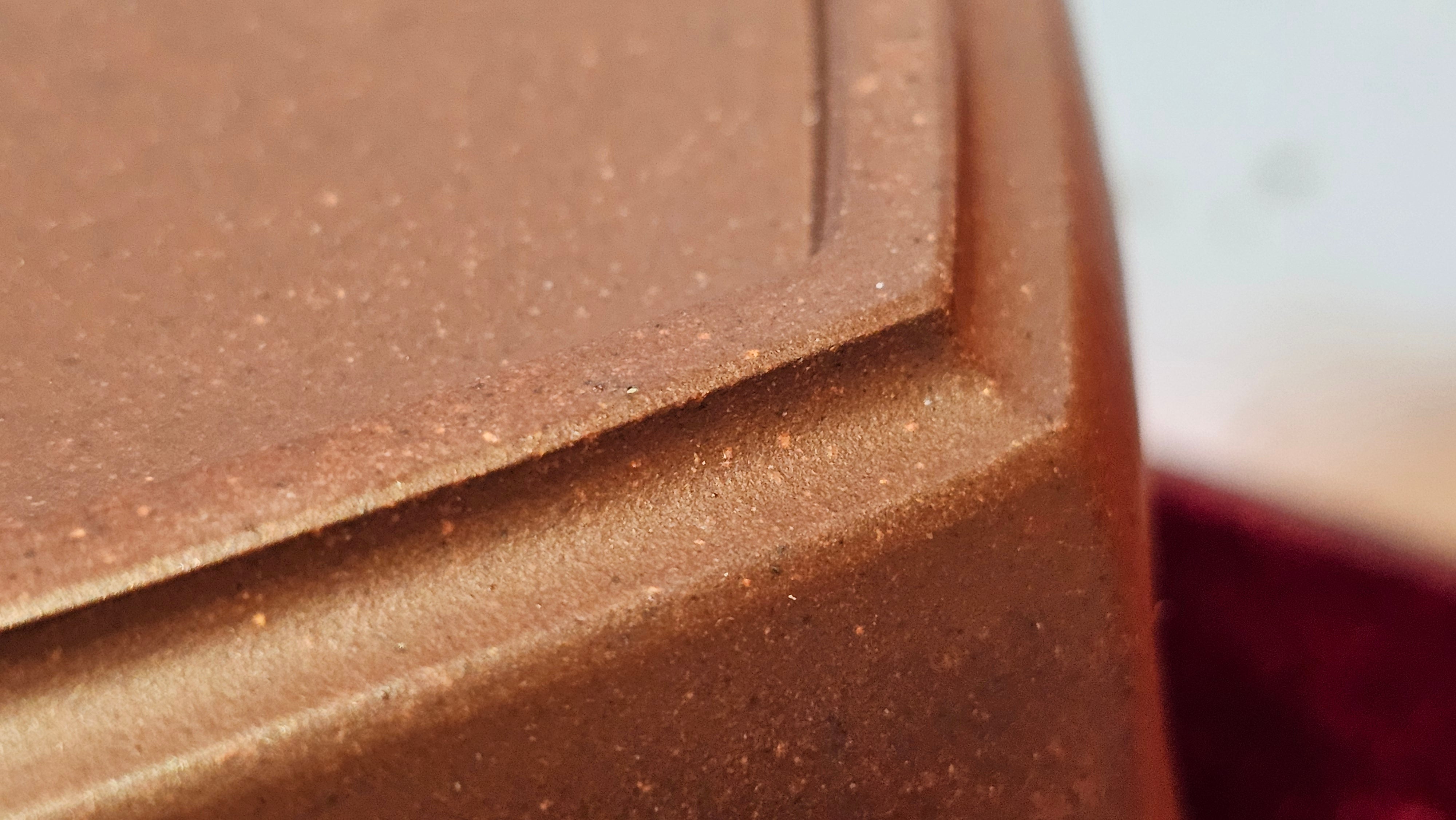 《六方半月》"Liu Fang Ban Yue", 289.3ml, "品茗却在香醇外，此是人生一味禅" and Bamboo engraving, Di Cao Qing Zi Ni 底槽青紫泥, by L2A Senior Consummate Artist Yuan Hui 袁辉 ~ Congratulations to Mr J.G., 0150hrs 20th July 2025! New South Wales, Australia🇦🇺!