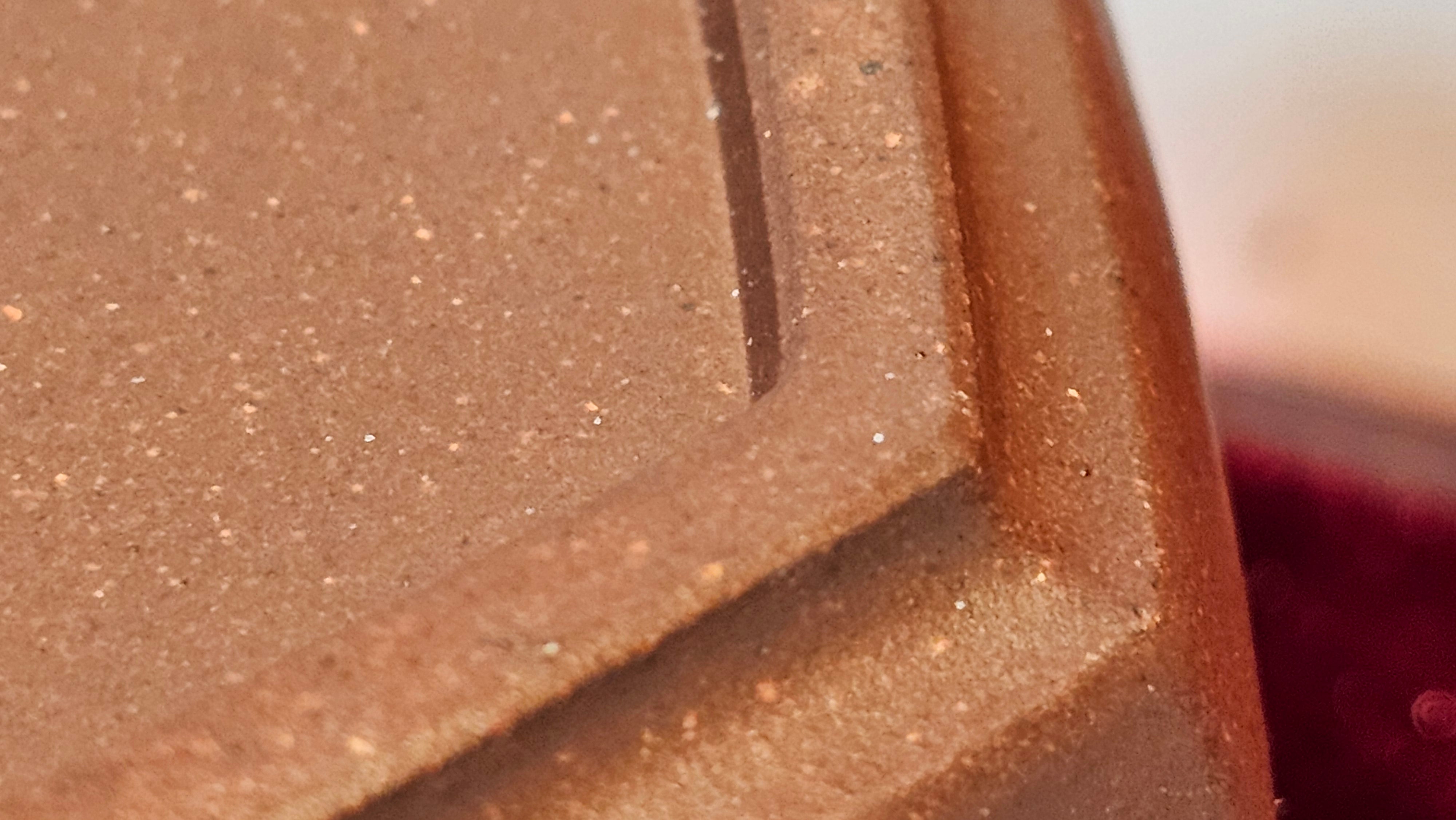 《六方半月》"Liu Fang Ban Yue", 289.3ml, "品茗却在香醇外，此是人生一味禅" and Bamboo engraving, Di Cao Qing Zi Ni 底槽青紫泥, by L2A Senior Consummate Artist Yuan Hui 袁辉 ~ Congratulations to Mr J.G., 0150hrs 20th July 2025! New South Wales, Australia🇦🇺!