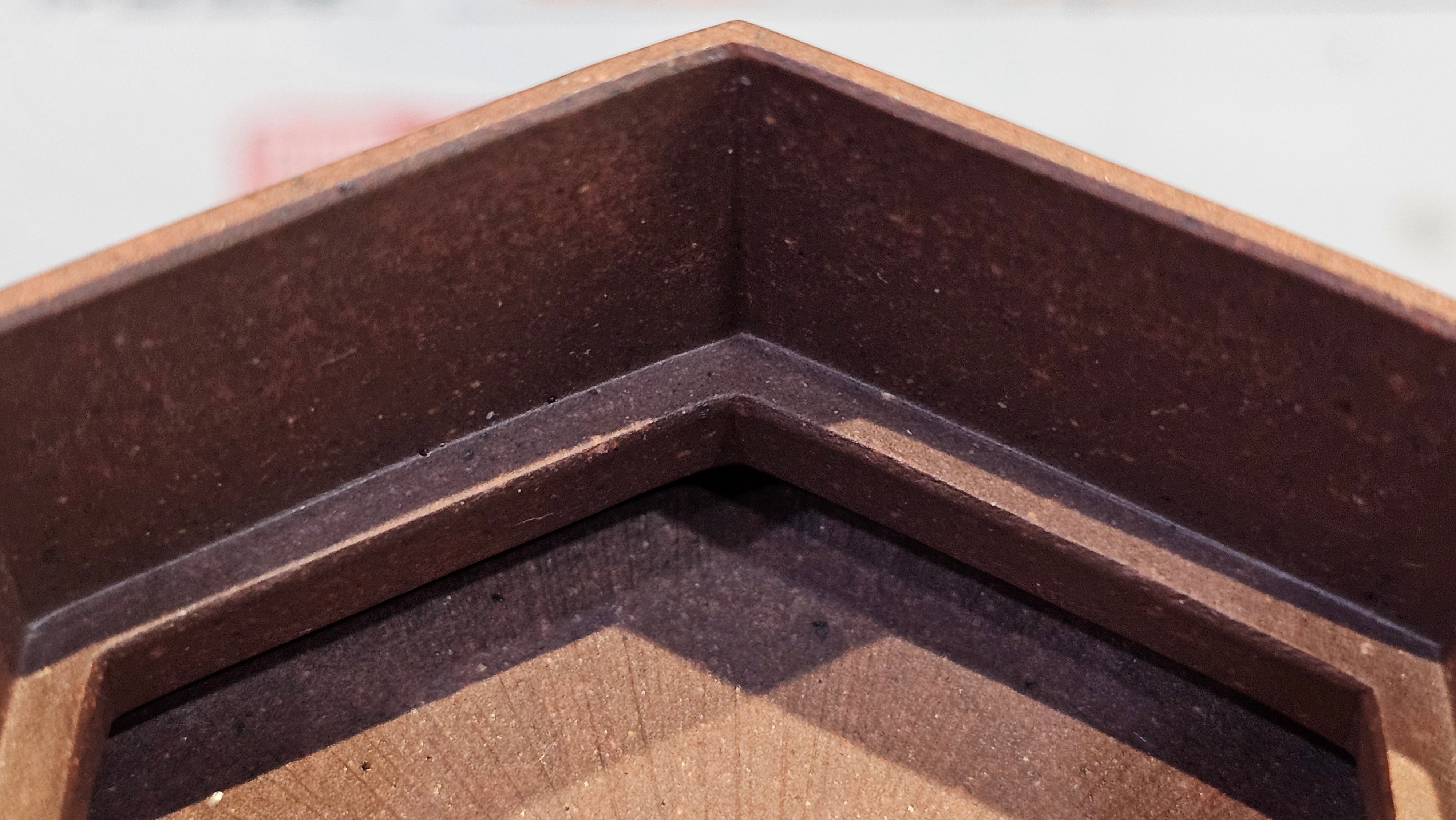 《六方半月》"Liu Fang Ban Yue", 289.3ml, "品茗却在香醇外，此是人生一味禅" and Bamboo engraving, Di Cao Qing Zi Ni 底槽青紫泥, by L2A Senior Consummate Artist Yuan Hui 袁辉 ~ Congratulations to Mr J.G., 0150hrs 20th July 2025! New South Wales, Australia🇦🇺!