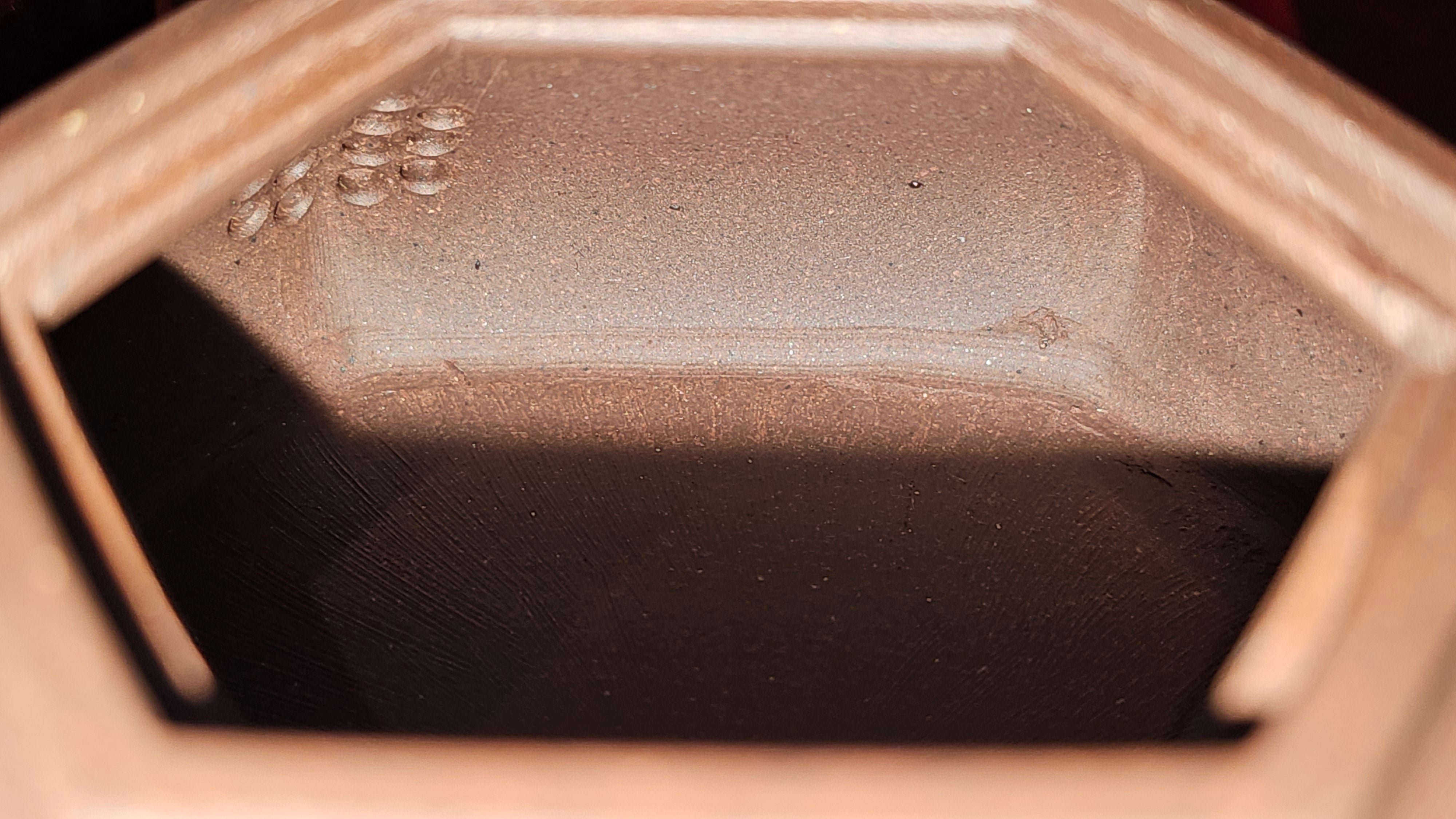 《六方半月》"Liu Fang Ban Yue", 289.3ml, "品茗却在香醇外，此是人生一味禅" and Bamboo engraving, Di Cao Qing Zi Ni 底槽青紫泥, by L2A Senior Consummate Artist Yuan Hui 袁辉 ~ Congratulations to Mr J.G., 0150hrs 20th July 2025! New South Wales, Australia🇦🇺!