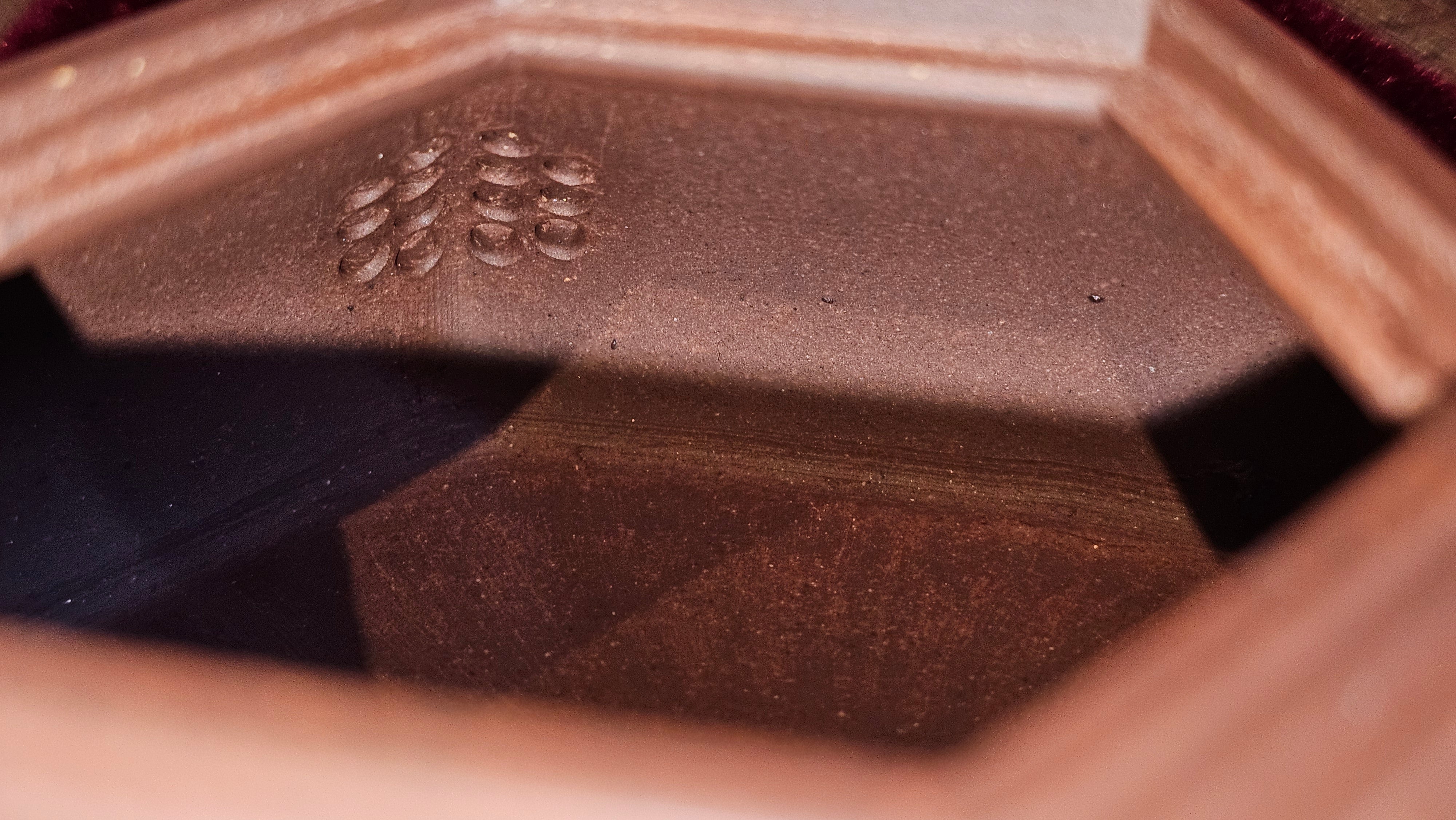 《六方半月》"Liu Fang Ban Yue", 289.3ml, "品茗却在香醇外，此是人生一味禅" and Bamboo engraving, Di Cao Qing Zi Ni 底槽青紫泥, by L2A Senior Consummate Artist Yuan Hui 袁辉 ~ Congratulations to Mr J.G., 0150hrs 20th July 2025! New South Wales, Australia🇦🇺!