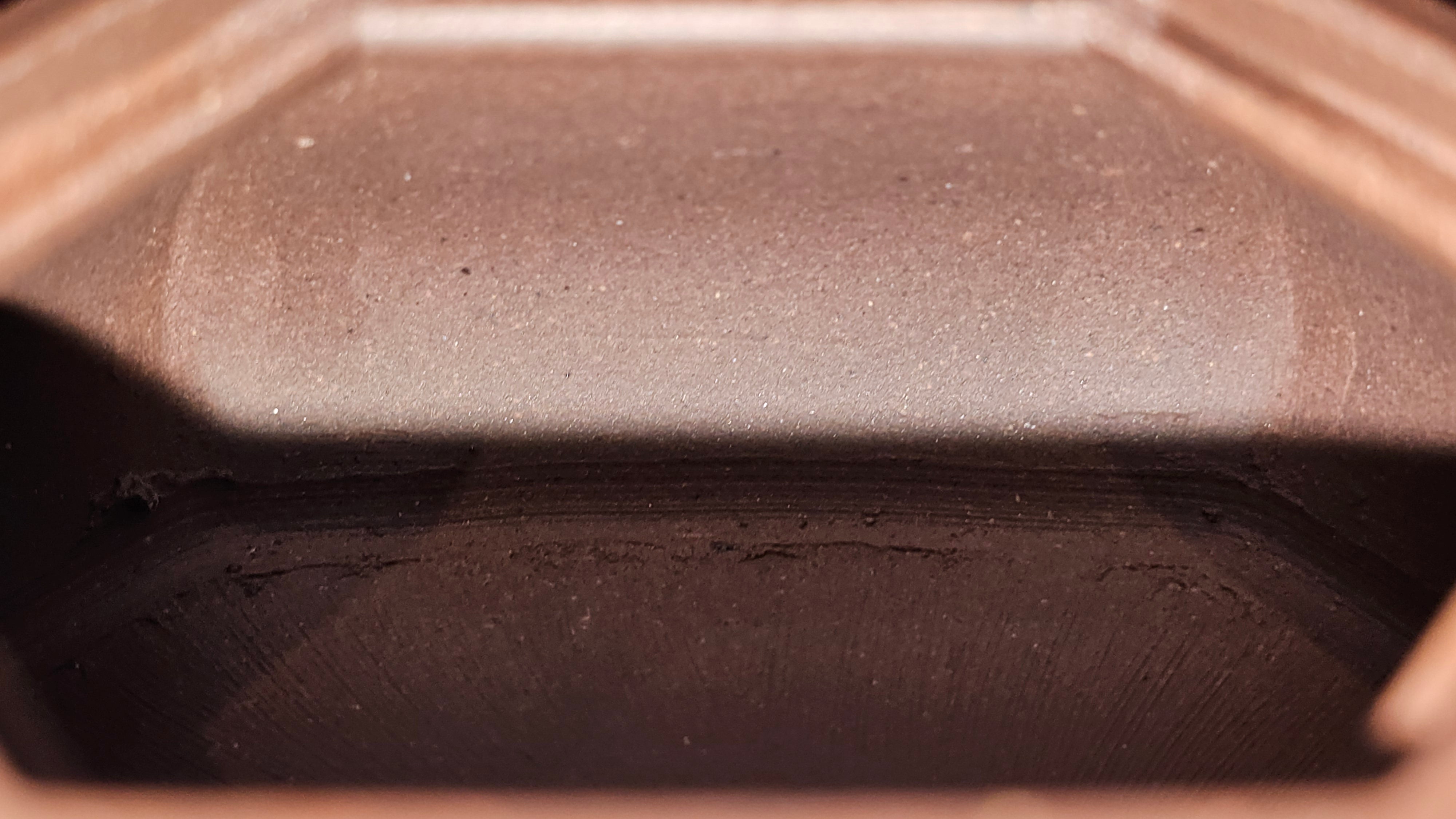 《六方半月》"Liu Fang Ban Yue", 289.3ml, "品茗却在香醇外，此是人生一味禅" and Bamboo engraving, Di Cao Qing Zi Ni 底槽青紫泥, by L2A Senior Consummate Artist Yuan Hui 袁辉 ~ Congratulations to Mr J.G., 0150hrs 20th July 2025! New South Wales, Australia🇦🇺!