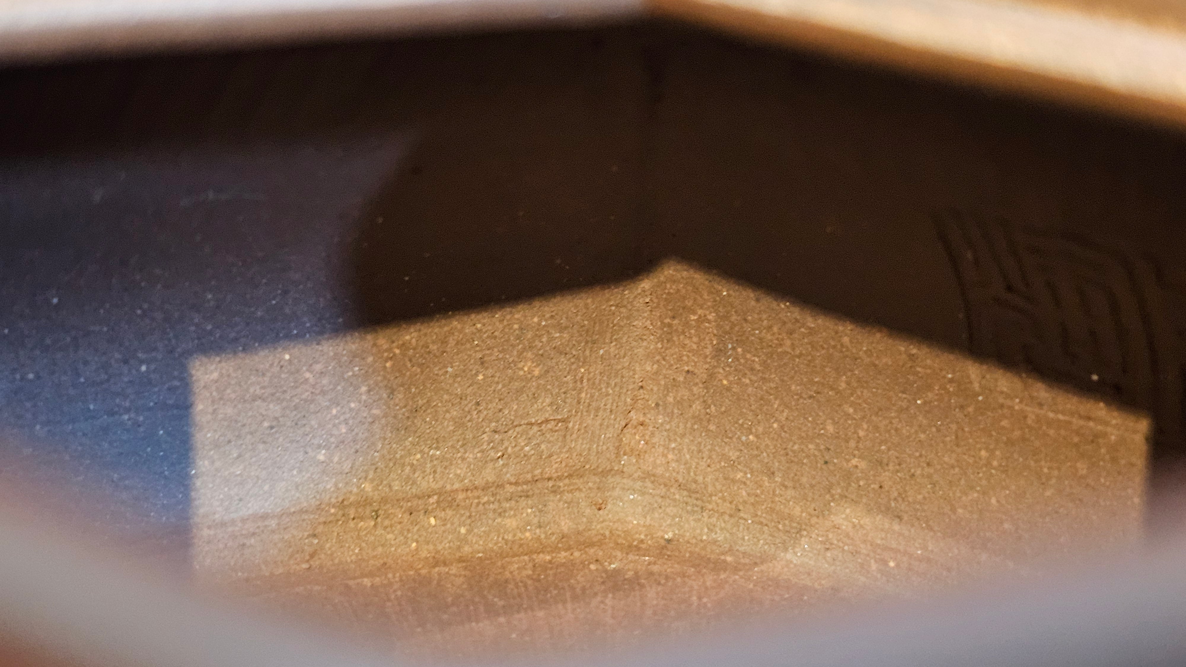 《六方半月》"Liu Fang Ban Yue", 289.3ml, "品茗却在香醇外，此是人生一味禅" and Bamboo engraving, Di Cao Qing Zi Ni 底槽青紫泥, by L2A Senior Consummate Artist Yuan Hui 袁辉 ~ Congratulations to Mr J.G., 0150hrs 20th July 2025! New South Wales, Australia🇦🇺!