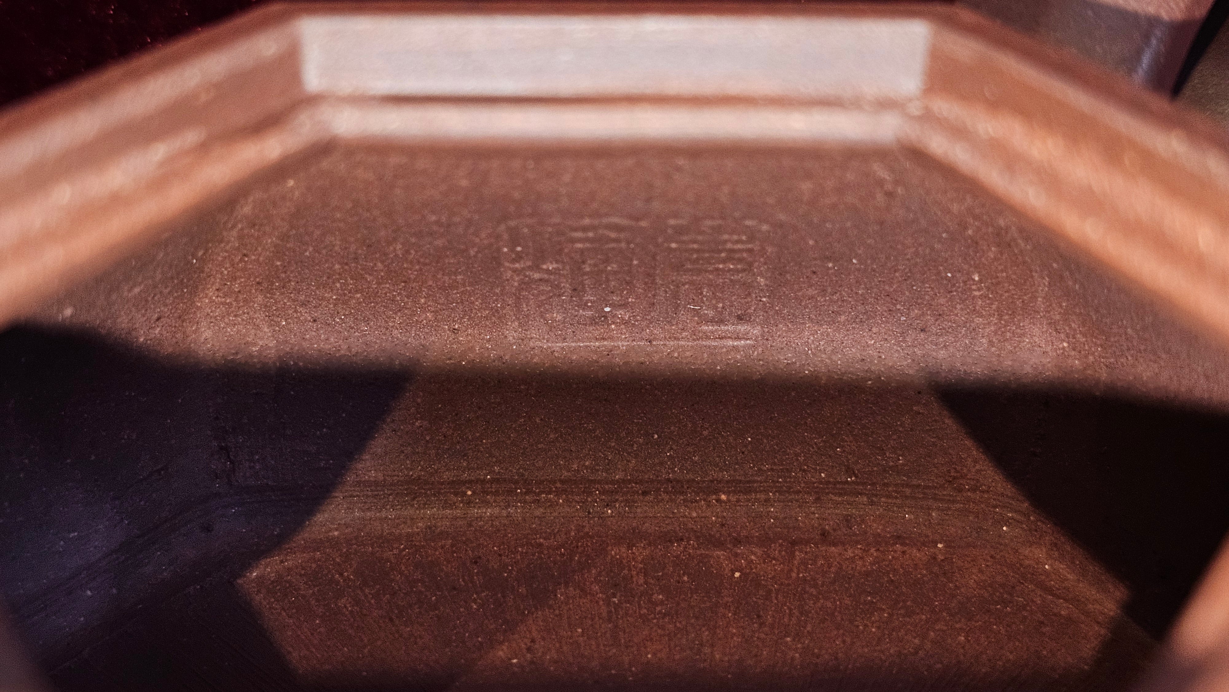 《六方半月》"Liu Fang Ban Yue", 289.3ml, "品茗却在香醇外，此是人生一味禅" and Bamboo engraving, Di Cao Qing Zi Ni 底槽青紫泥, by L2A Senior Consummate Artist Yuan Hui 袁辉 ~ Congratulations to Mr J.G., 0150hrs 20th July 2025! New South Wales, Australia🇦🇺!