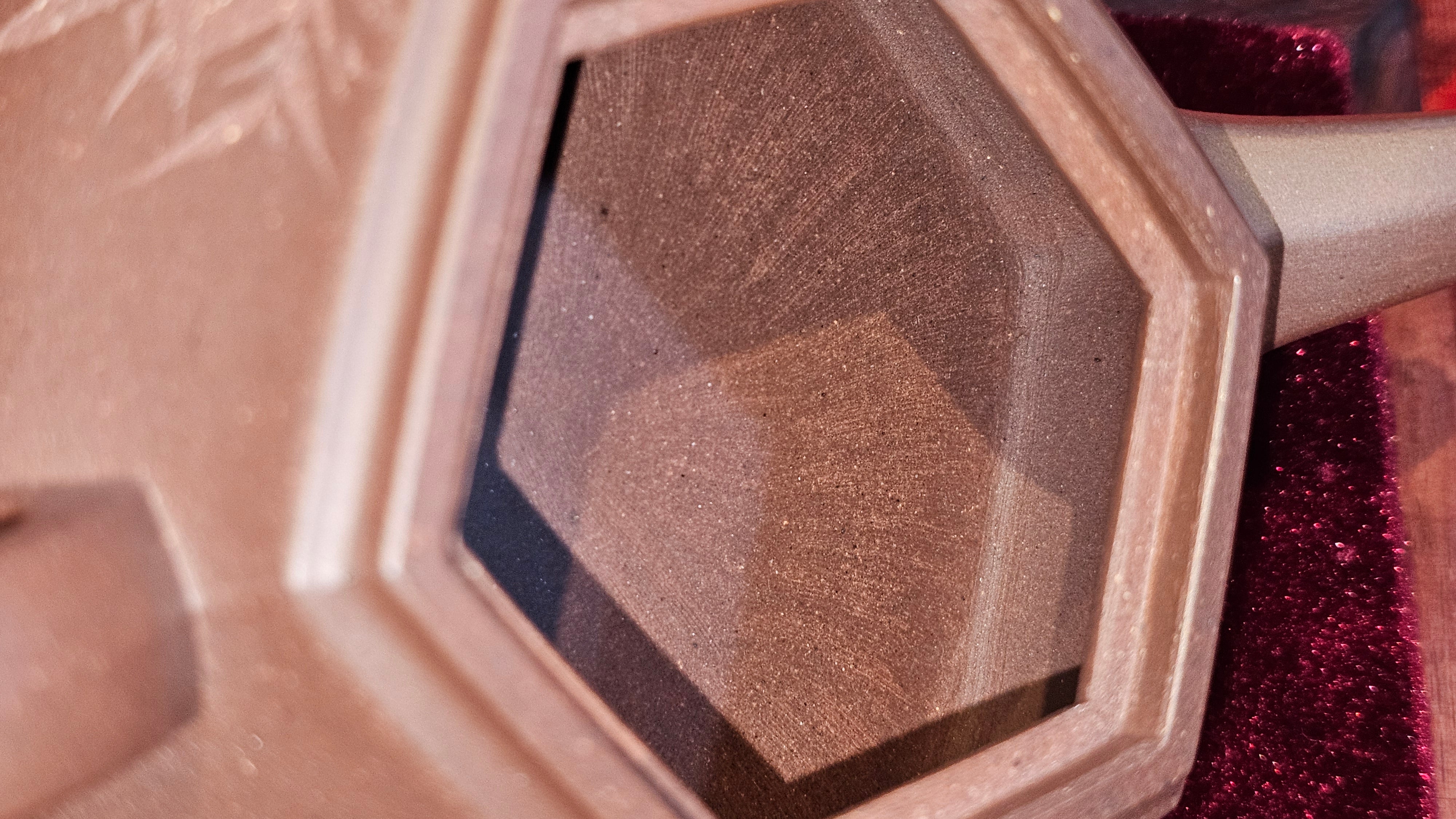 《六方半月》"Liu Fang Ban Yue", 289.3ml, "品茗却在香醇外，此是人生一味禅" and Bamboo engraving, Di Cao Qing Zi Ni 底槽青紫泥, by L2A Senior Consummate Artist Yuan Hui 袁辉 ~ Congratulations to Mr J.G., 0150hrs 20th July 2025! New South Wales, Australia🇦🇺!