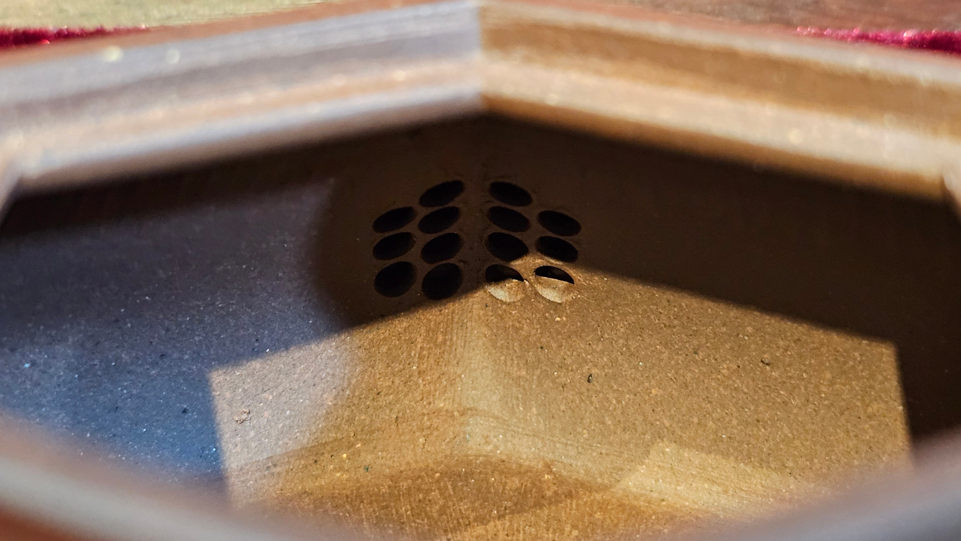 《六方半月》"Liu Fang Ban Yue", 289.3ml, "品茗却在香醇外，此是人生一味禅" and Bamboo engraving, Di Cao Qing Zi Ni 底槽青紫泥, by L2A Senior Consummate Artist Yuan Hui 袁辉 ~ Congratulations to Mr J.G., 0150hrs 20th July 2025! New South Wales, Australia🇦🇺!