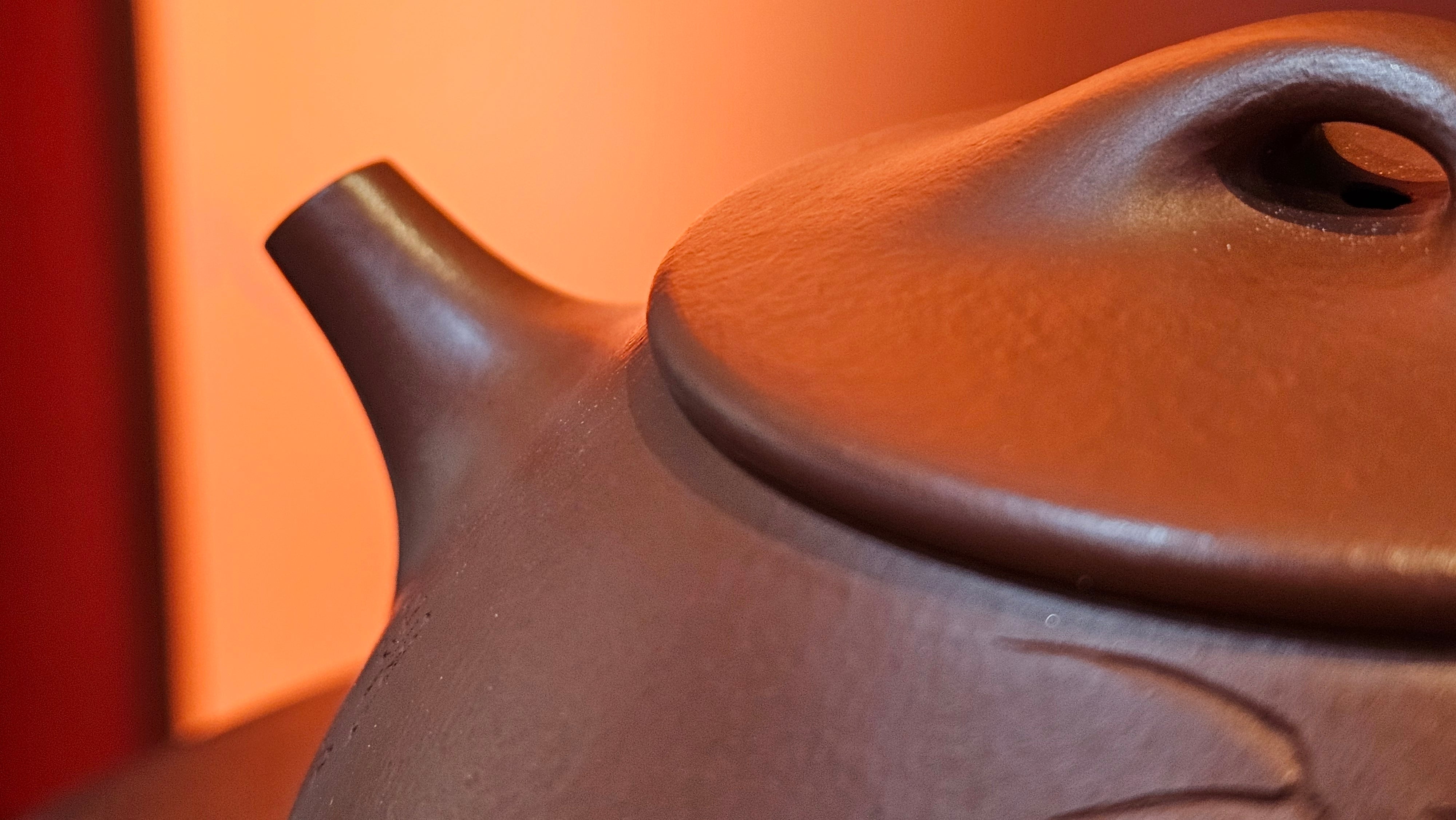 Jing Zhou Shi Piao 景舟石瓢, 280.7ml, Xiao Mei Yao Zhu Ni 小煤窑朱泥, by Craftsman Wang Xing 王兴, Engraving by Craftsman Yi De Shu 一德书 ~ !Congratulations to Mr J.R., 1306hrs 20th July 2025, Portland, OR!