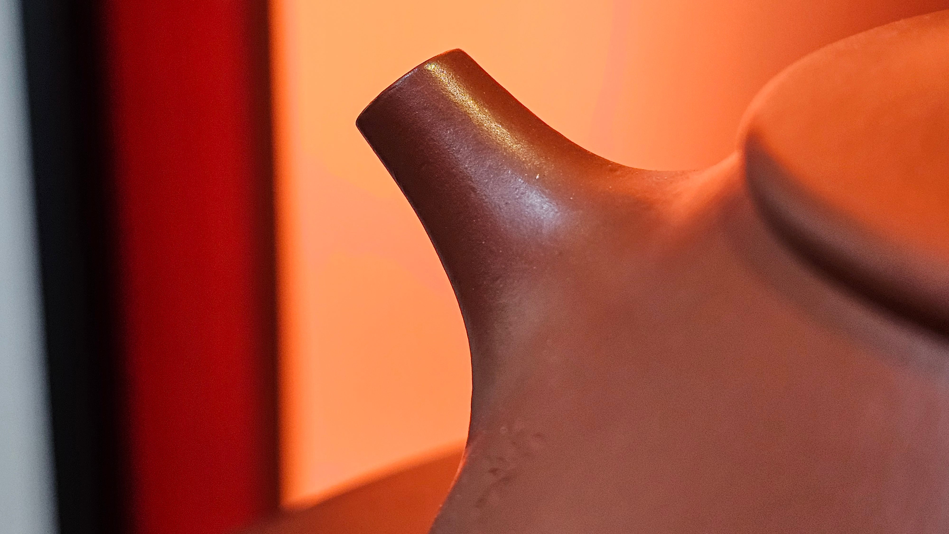 Jing Zhou Shi Piao 景舟石瓢, 280.7ml, Xiao Mei Yao Zhu Ni 小煤窑朱泥, by Craftsman Wang Xing 王兴, Engraving by Craftsman Yi De Shu 一德书 ~ !Congratulations to Mr J.R., 1306hrs 20th July 2025, Portland, OR!