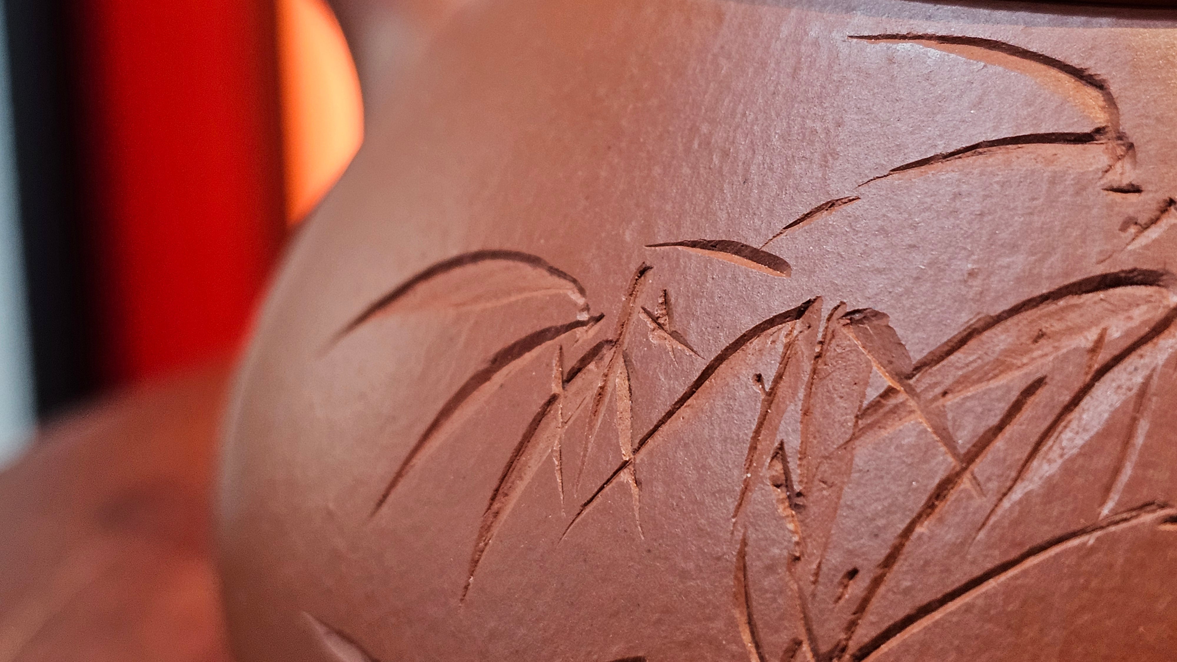 Jing Zhou Shi Piao 景舟石瓢, 280.7ml, Xiao Mei Yao Zhu Ni 小煤窑朱泥, by Craftsman Wang Xing 王兴, Engraving by Craftsman Yi De Shu 一德书 ~ !Congratulations to Mr J.R., 1306hrs 20th July 2025, Portland, OR!