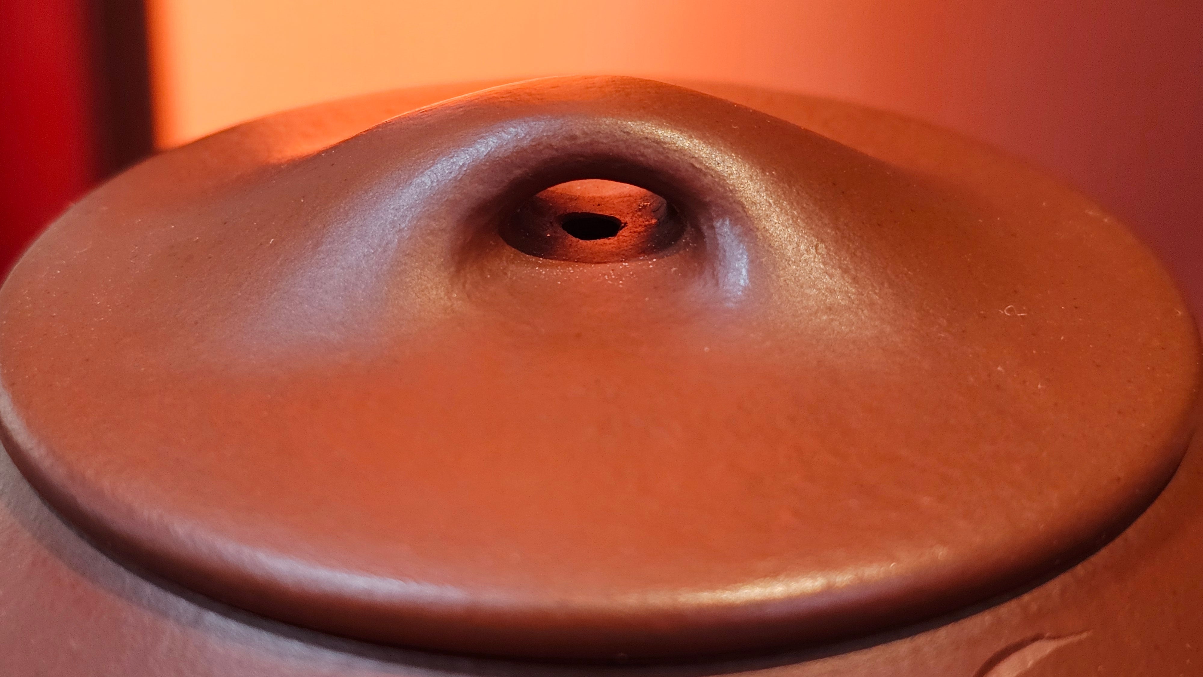 Jing Zhou Shi Piao 景舟石瓢, 280.7ml, Xiao Mei Yao Zhu Ni 小煤窑朱泥, by Craftsman Wang Xing 王兴, Engraving by Craftsman Yi De Shu 一德书 ~ !Congratulations to Mr J.R., 1306hrs 20th July 2025, Portland, OR!