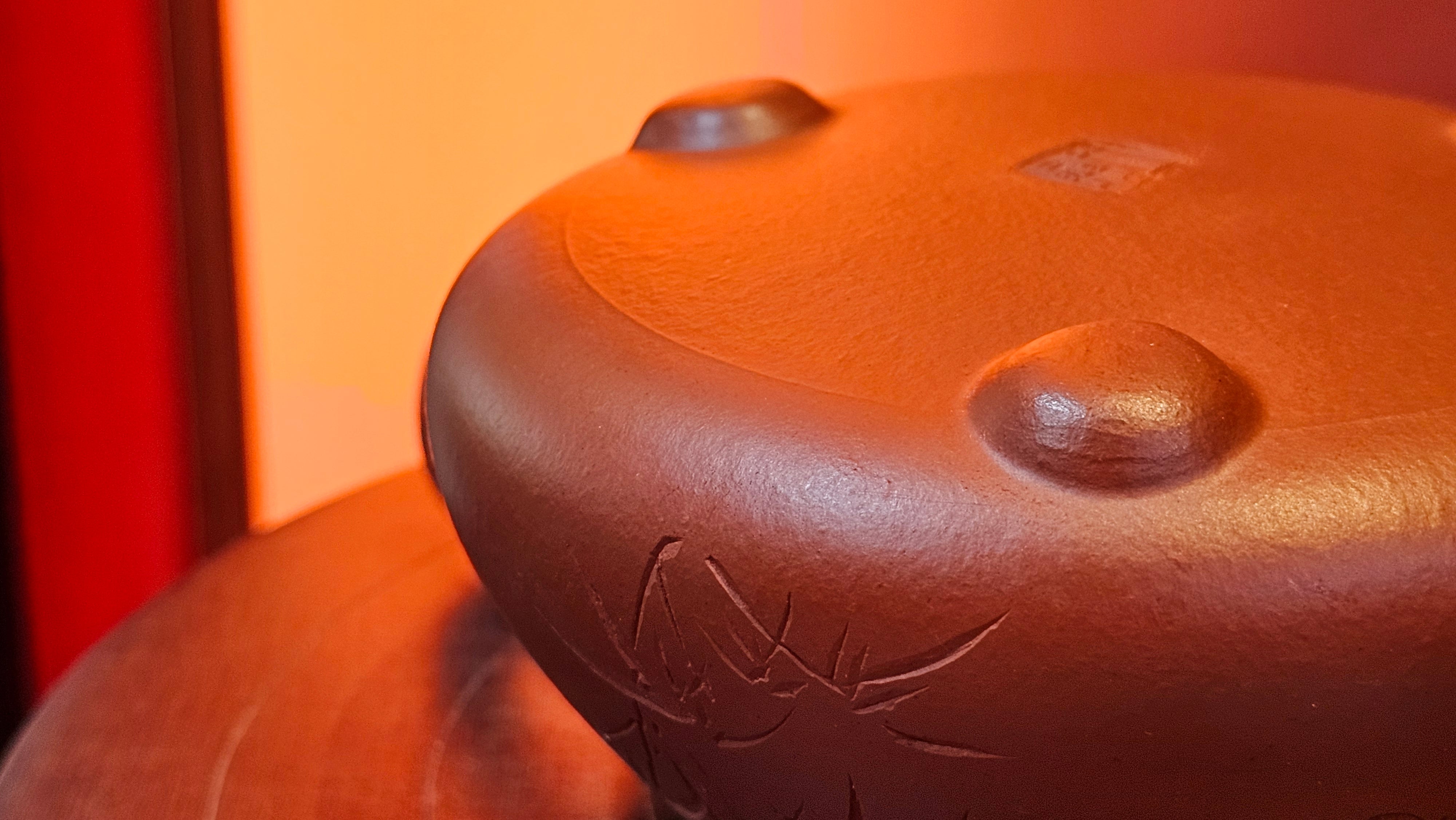 Jing Zhou Shi Piao 景舟石瓢, 280.7ml, Xiao Mei Yao Zhu Ni 小煤窑朱泥, by Craftsman Wang Xing 王兴, Engraving by Craftsman Yi De Shu 一德书 ~ !Congratulations to Mr J.R., 1306hrs 20th July 2025, Portland, OR!