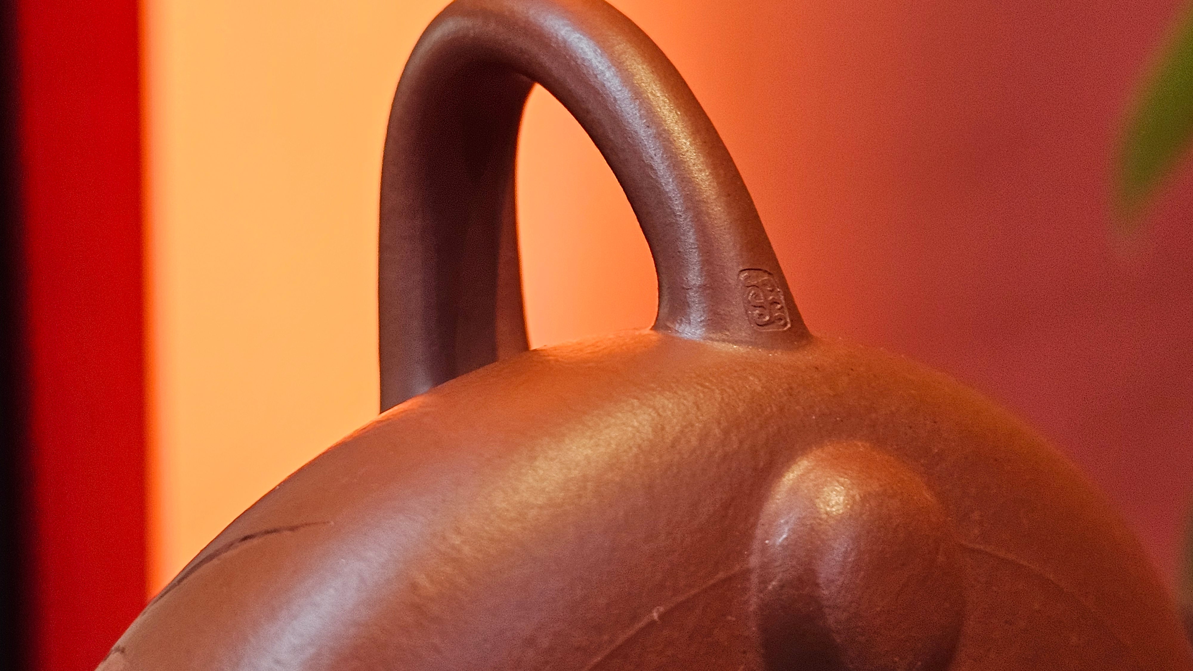 Jing Zhou Shi Piao 景舟石瓢, 280.7ml, Xiao Mei Yao Zhu Ni 小煤窑朱泥, by Craftsman Wang Xing 王兴, Engraving by Craftsman Yi De Shu 一德书 ~ !Congratulations to Mr J.R., 1306hrs 20th July 2025, Portland, OR!