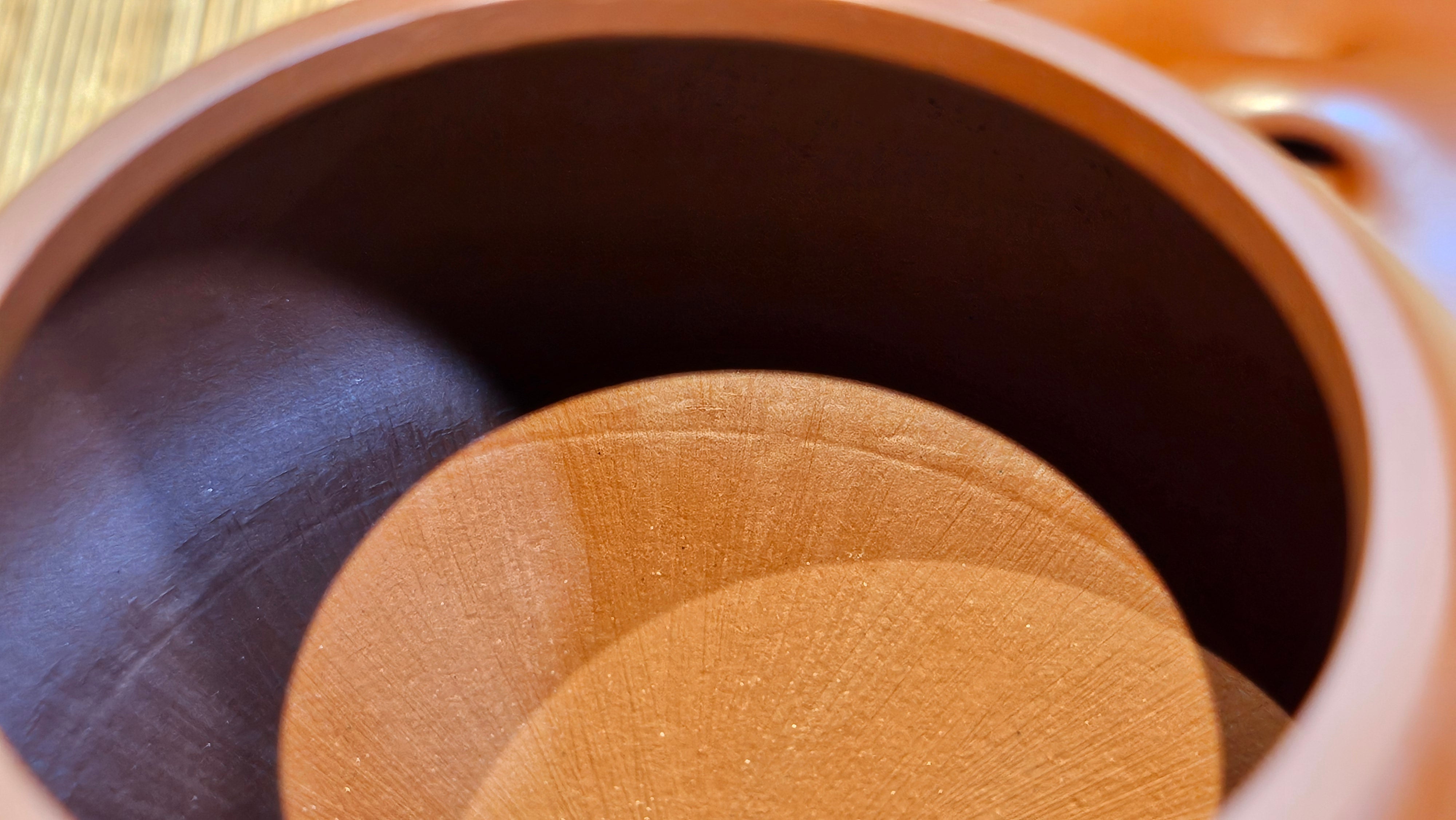 Jing Zhou Shi Piao 景舟石瓢, 280.7ml, Xiao Mei Yao Zhu Ni 小煤窑朱泥, by Craftsman Wang Xing 王兴, Engraving by Craftsman Yi De Shu 一德书 ~ !Congratulations to Mr J.R., 1306hrs 20th July 2025, Portland, OR!