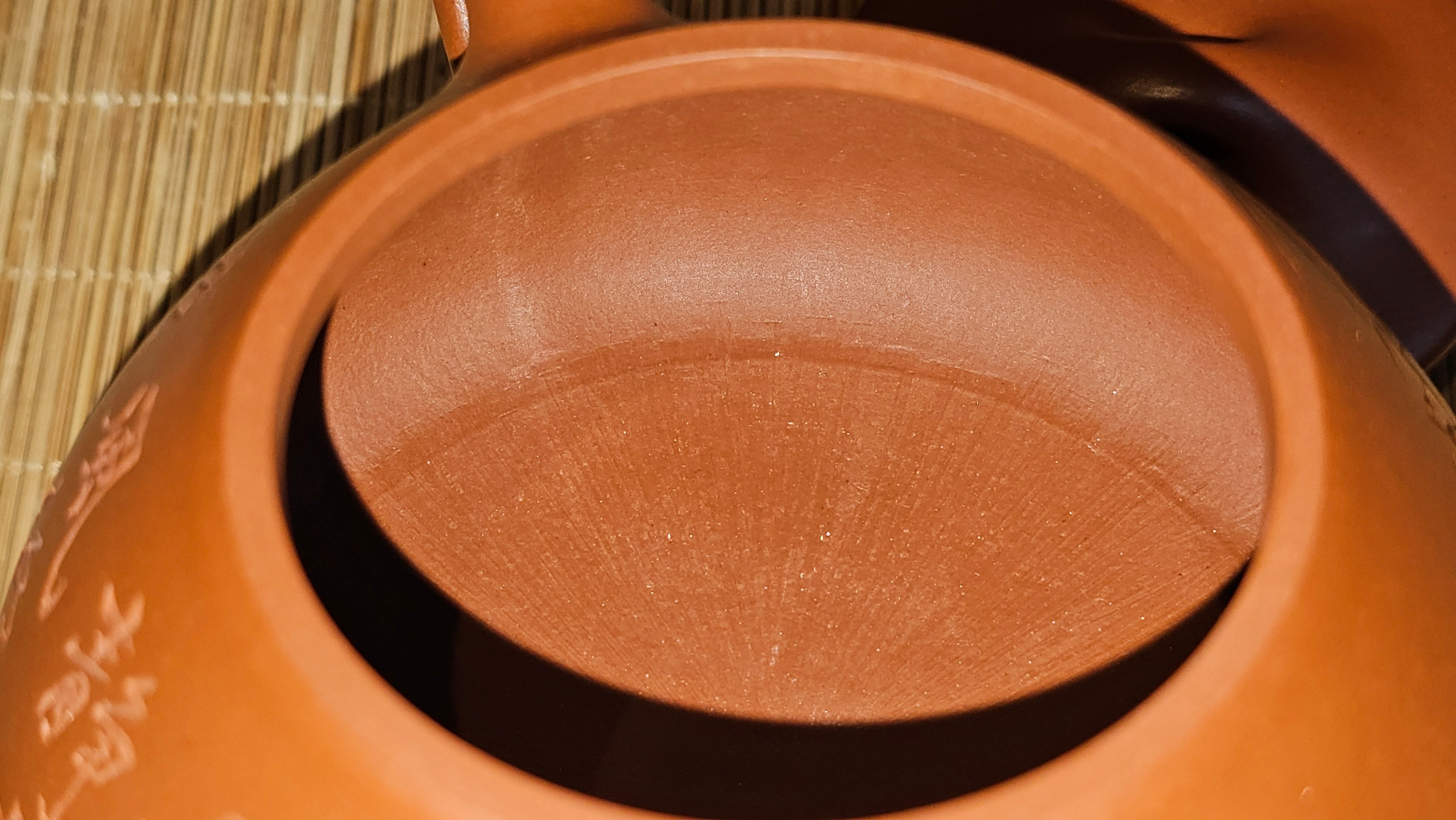 Jing Zhou Shi Piao 景舟石瓢, 280.7ml, Xiao Mei Yao Zhu Ni 小煤窑朱泥, by Craftsman Wang Xing 王兴, Engraving by Craftsman Yi De Shu 一德书 ~ !Congratulations to Mr J.R., 1306hrs 20th July 2025, Portland, OR!