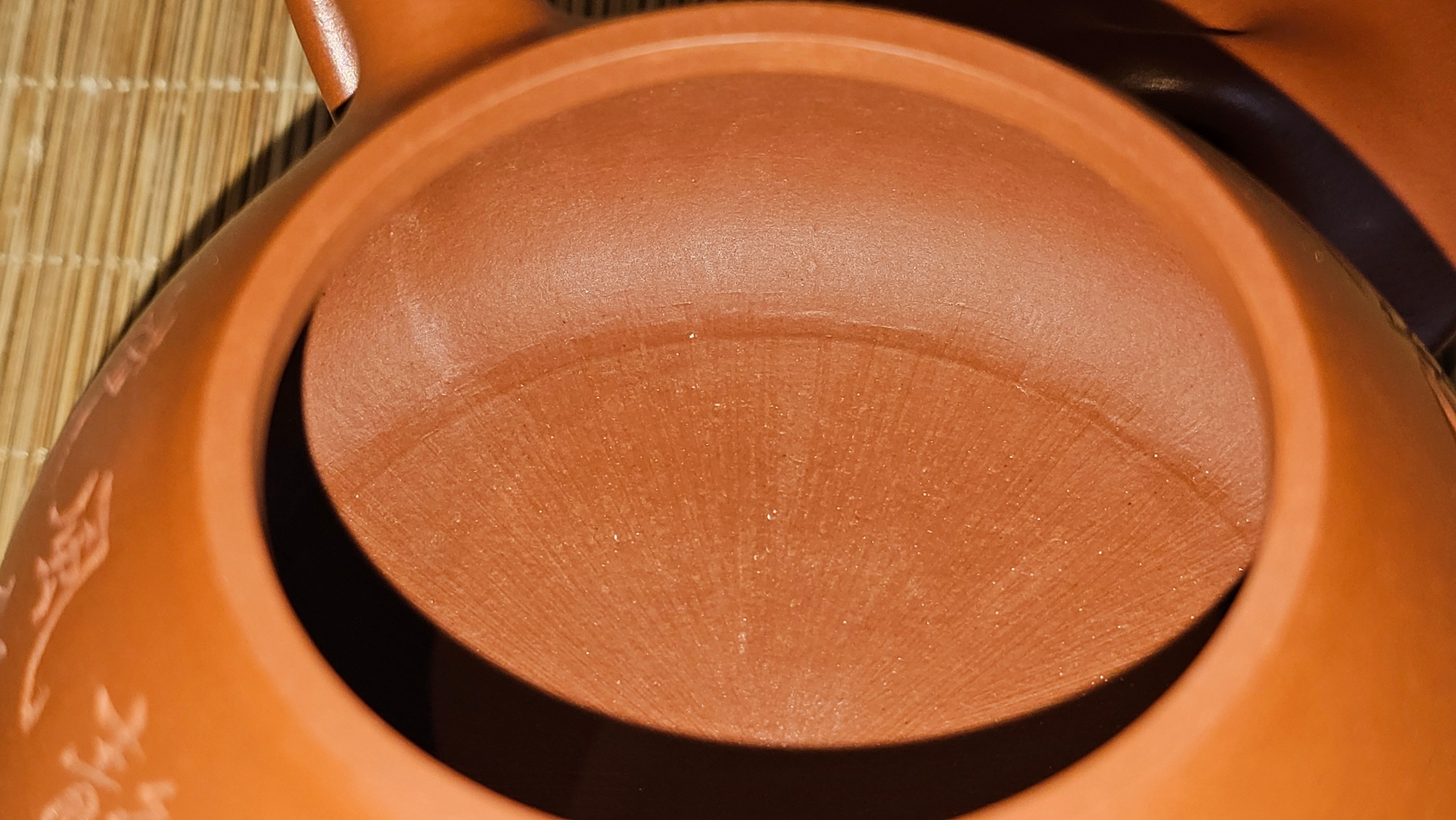 Jing Zhou Shi Piao 景舟石瓢, 280.7ml, Xiao Mei Yao Zhu Ni 小煤窑朱泥, by Craftsman Wang Xing 王兴, Engraving by Craftsman Yi De Shu 一德书 ~ !Congratulations to Mr J.R., 1306hrs 20th July 2025, Portland, OR!