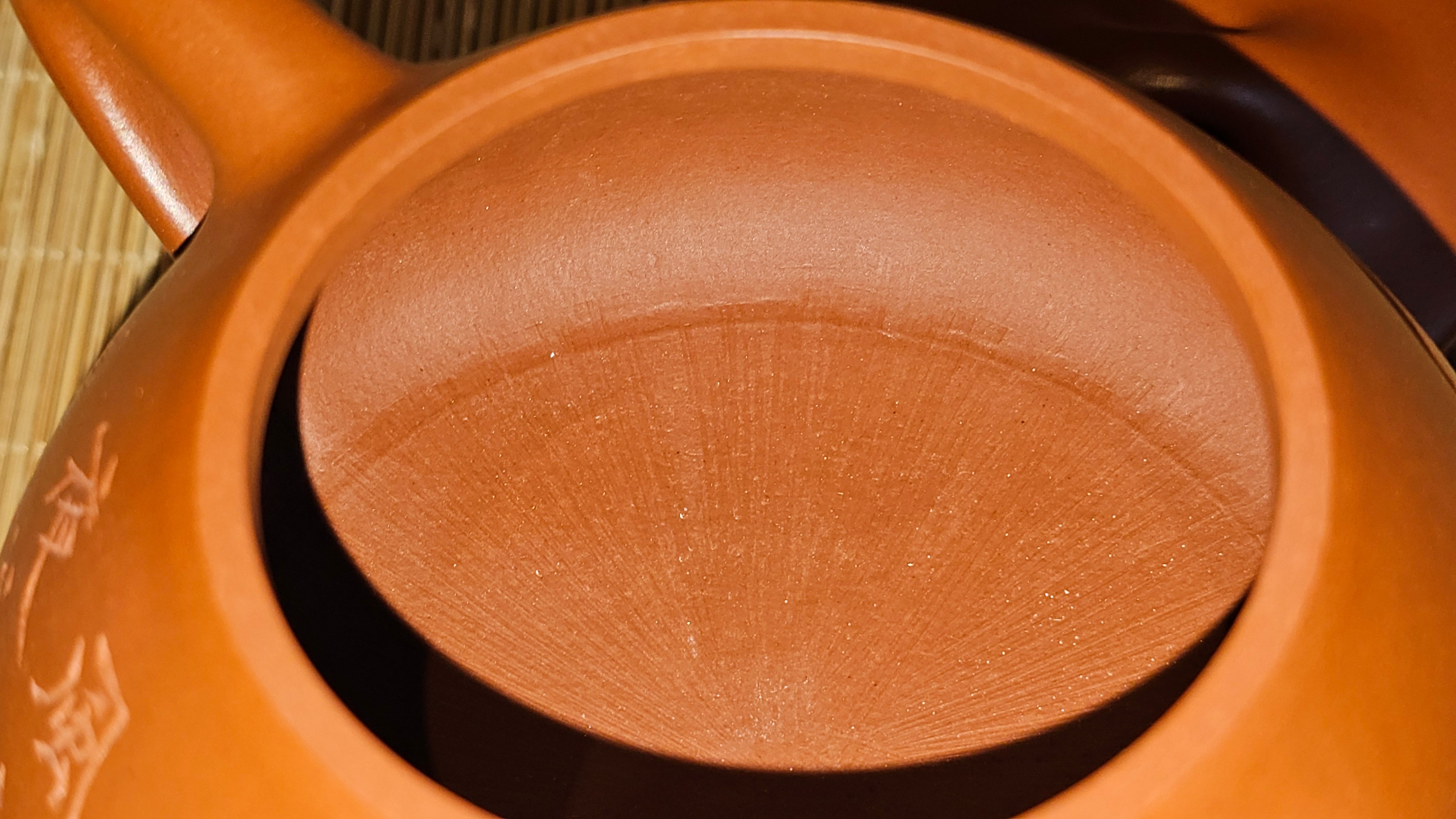 Jing Zhou Shi Piao 景舟石瓢, 280.7ml, Xiao Mei Yao Zhu Ni 小煤窑朱泥, by Craftsman Wang Xing 王兴, Engraving by Craftsman Yi De Shu 一德书 ~ !Congratulations to Mr J.R., 1306hrs 20th July 2025, Portland, OR!