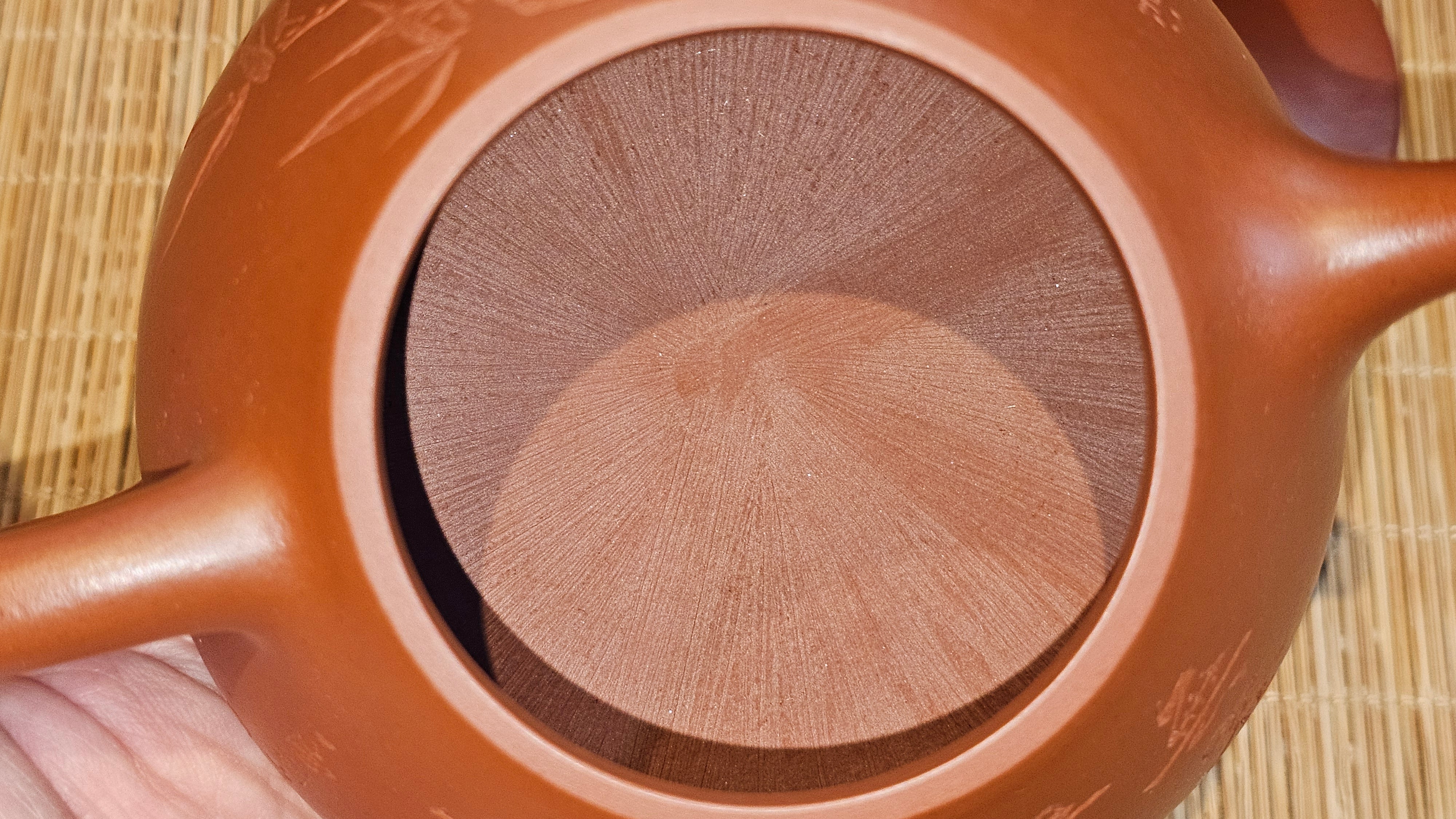 Jing Zhou Shi Piao 景舟石瓢, 280.7ml, Xiao Mei Yao Zhu Ni 小煤窑朱泥, by Craftsman Wang Xing 王兴, Engraving by Craftsman Yi De Shu 一德书 ~ !Congratulations to Mr J.R., 1306hrs 20th July 2025, Portland, OR!