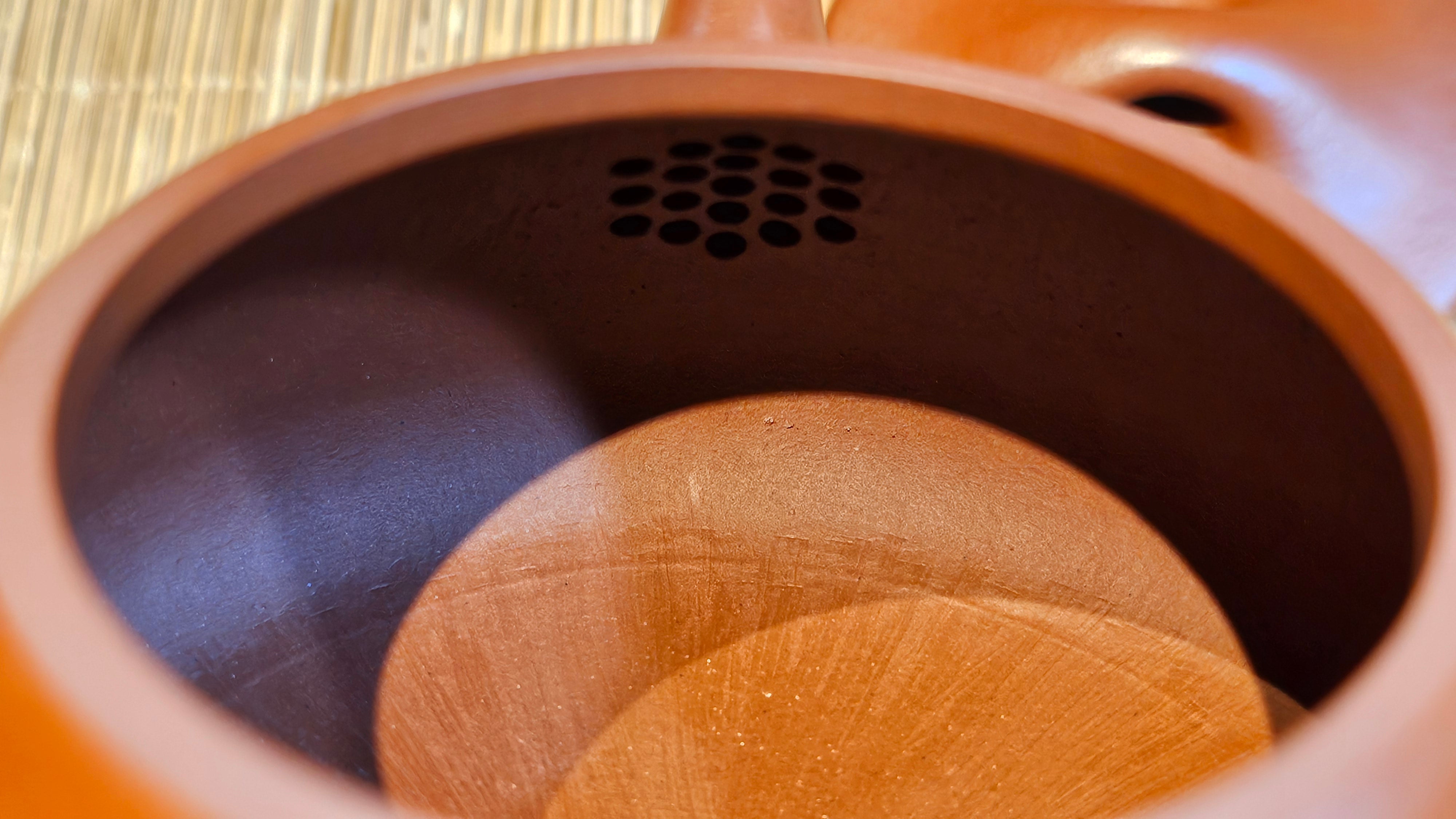 Jing Zhou Shi Piao 景舟石瓢, 280.7ml, Xiao Mei Yao Zhu Ni 小煤窑朱泥, by Craftsman Wang Xing 王兴, Engraving by Craftsman Yi De Shu 一德书 ~ !Congratulations to Mr J.R., 1306hrs 20th July 2025, Portland, OR!