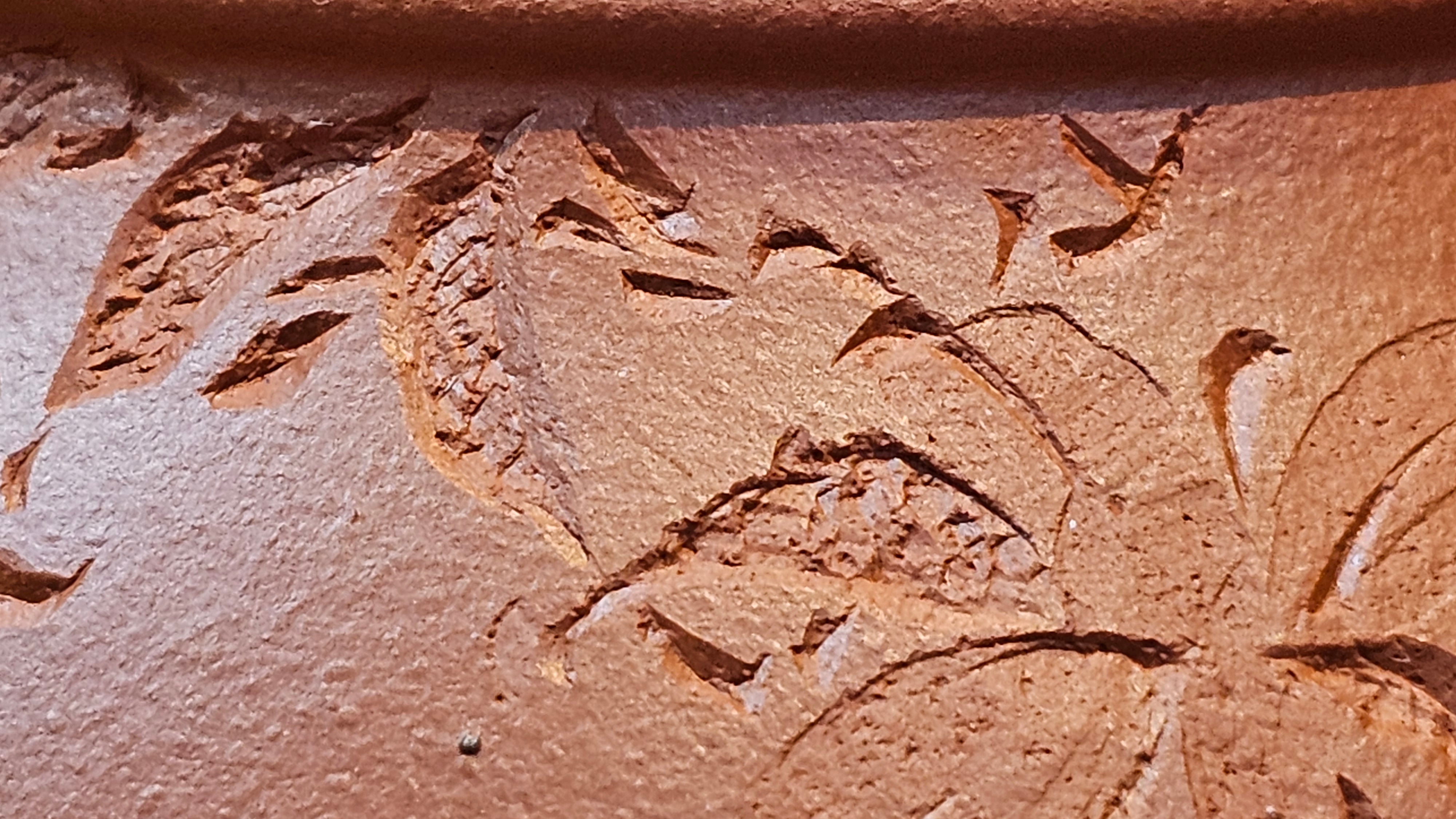 Meng Chen San Zu《孟臣三足》, 186.6ml, Xiao Hong Ni 小红泥, by our Craftsman Zhang Huan 张欢, Engraving by Craftsman Pe'eng Pe'eng 芃芃 ~ Congratulations!to Ms C.W., 1158hrs 20th July 2025, Sunnyvale, CA.