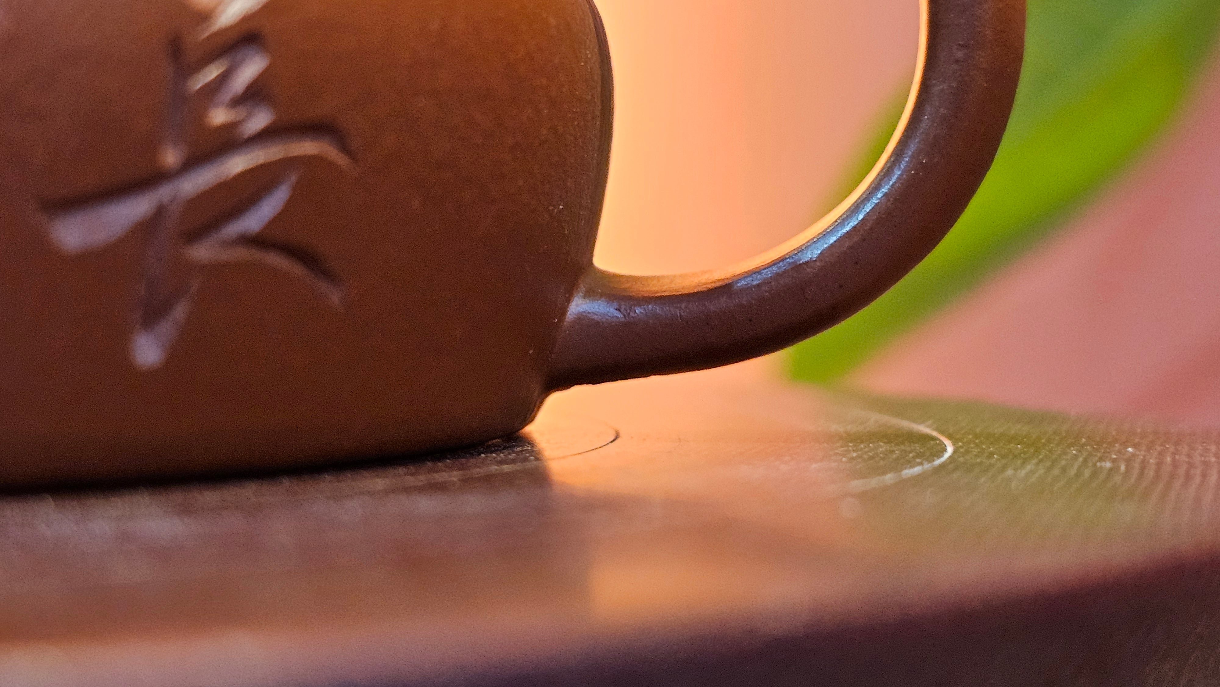 Hua Ting 华庭, 206.8ml (complex, large: 14cm long, 10cm wide), Xiao Mei Yao Zhu Ni 小煤窑朱泥,  by Craftsman Chen Yue Fei 陈跃飞, Engraving by Craftsman Yi De Shu 一德书 ~ Congratulations to Mr A.R.!, 1714hrs 21st July 2025, Talent!OR.