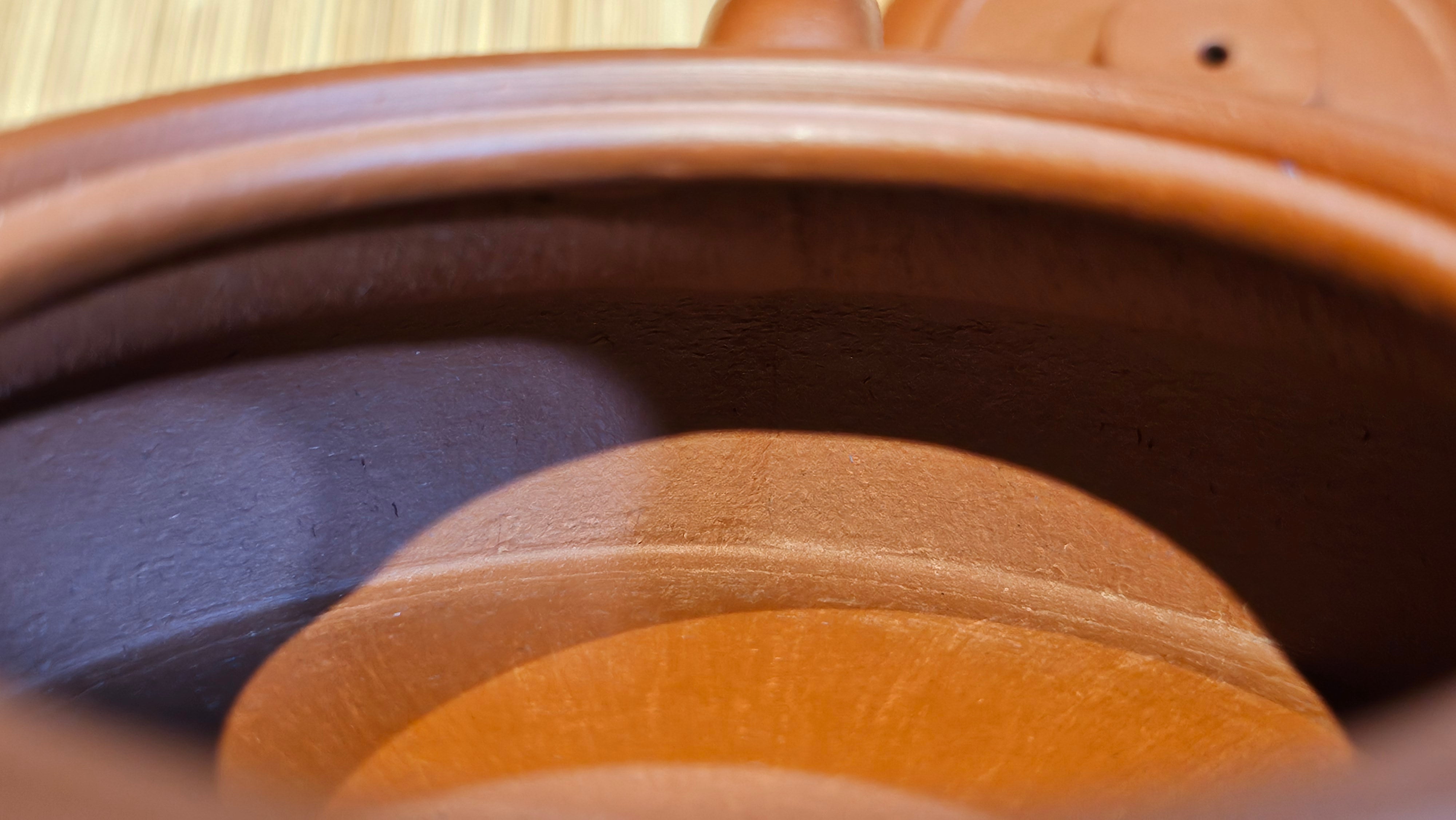 Hua Ting 华庭, 206.8ml (complex, large: 14cm long, 10cm wide), Xiao Mei Yao Zhu Ni 小煤窑朱泥,  by Craftsman Chen Yue Fei 陈跃飞, Engraving by Craftsman Yi De Shu 一德书 ~ Congratulations to Mr A.R.!, 1714hrs 21st July 2025, Talent!OR.