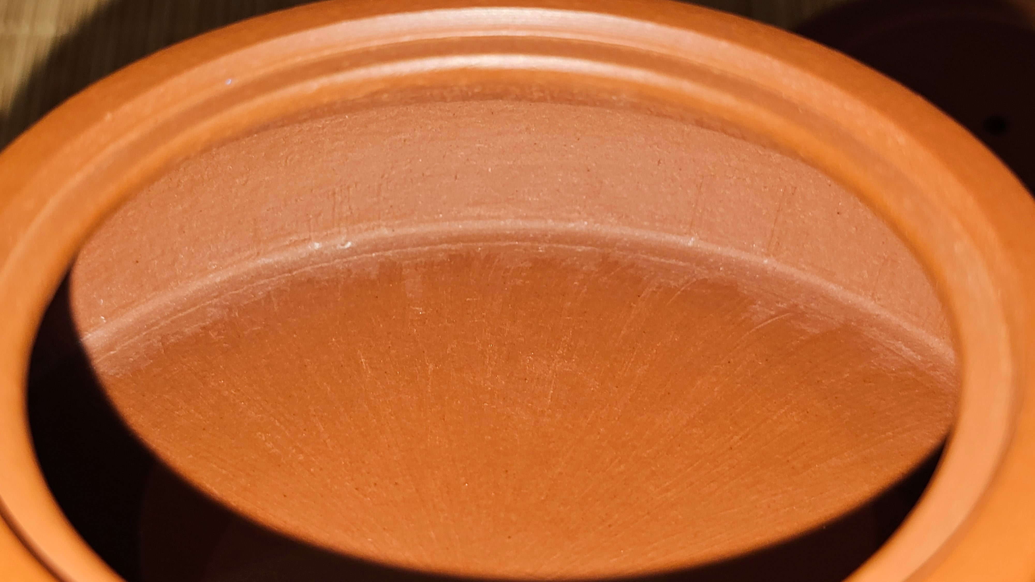 Hua Ting 华庭, 206.8ml (complex, large: 14cm long, 10cm wide), Xiao Mei Yao Zhu Ni 小煤窑朱泥,  by Craftsman Chen Yue Fei 陈跃飞, Engraving by Craftsman Yi De Shu 一德书 ~ Congratulations to Mr A.R.!, 1714hrs 21st July 2025, Talent!OR.