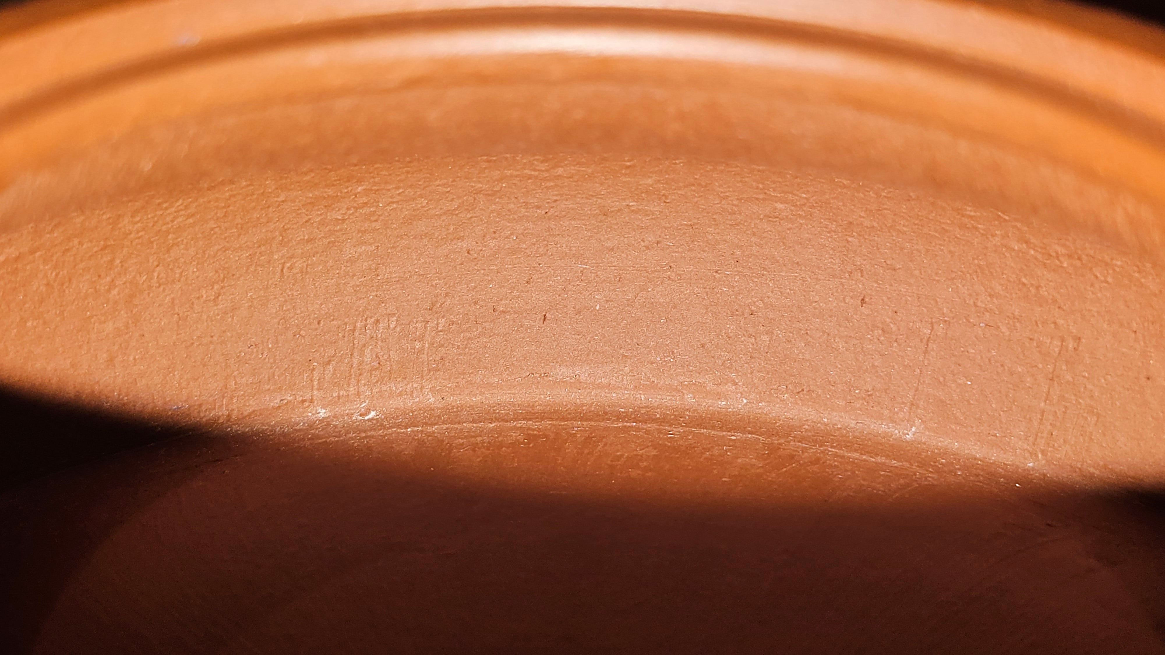 Hua Ting 华庭, 206.8ml (complex, large: 14cm long, 10cm wide), Xiao Mei Yao Zhu Ni 小煤窑朱泥,  by Craftsman Chen Yue Fei 陈跃飞, Engraving by Craftsman Yi De Shu 一德书 ~ Congratulations to Mr A.R.!, 1714hrs 21st July 2025, Talent!OR.