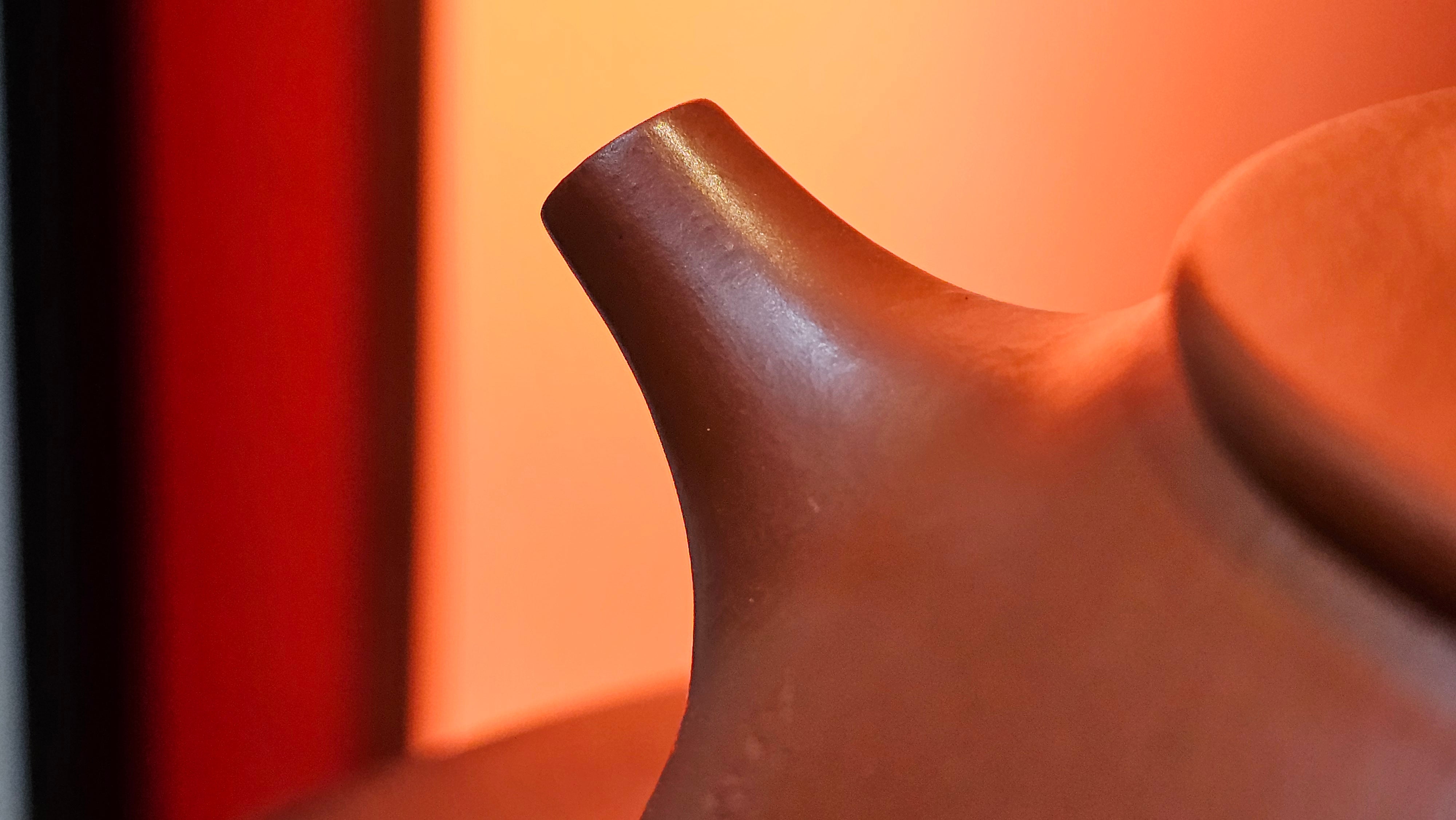 Jing Zhou Shi Piao 景舟石瓢, 281.9ml, Xiao Mei Yao Zhu Ni 小煤窑朱泥, by Craftsman Wang Xing 王兴, Engraving by Craftsman Yi De Shu 一德书 ~ Congratulations!to Mr T.N.! 1647hrs 3rd August 2025, Mississauga!Canada 🇨🇦.