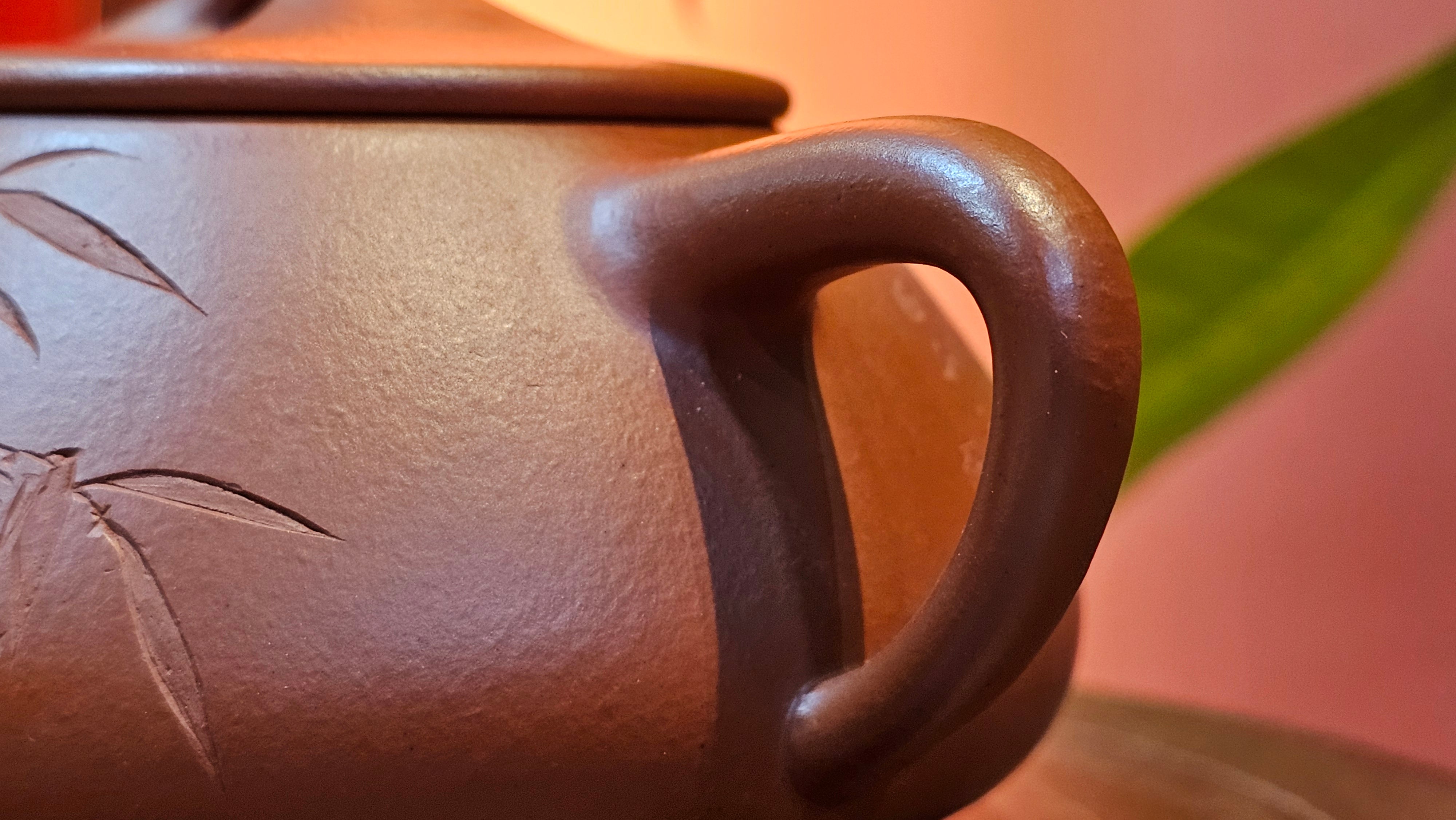 Jing Zhou Shi Piao 景舟石瓢, 281.9ml, Xiao Mei Yao Zhu Ni 小煤窑朱泥, by Craftsman Wang Xing 王兴, Engraving by Craftsman Yi De Shu 一德书 ~ Congratulations!to Mr T.N.! 1647hrs 3rd August 2025, Mississauga!Canada 🇨🇦.