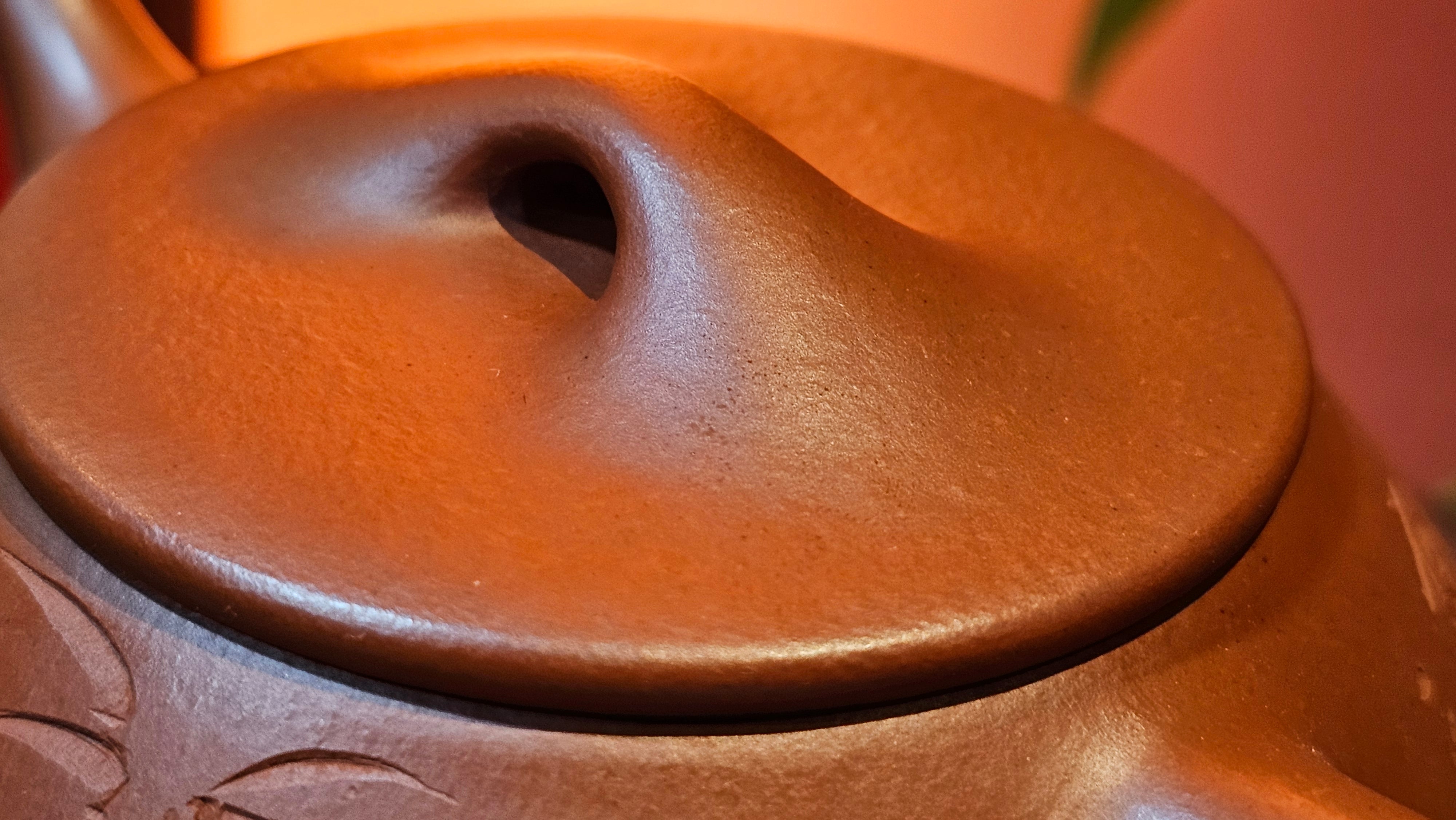 Jing Zhou Shi Piao 景舟石瓢, 281.9ml, Xiao Mei Yao Zhu Ni 小煤窑朱泥, by Craftsman Wang Xing 王兴, Engraving by Craftsman Yi De Shu 一德书 ~ Congratulations!to Mr T.N.! 1647hrs 3rd August 2025, Mississauga!Canada 🇨🇦.