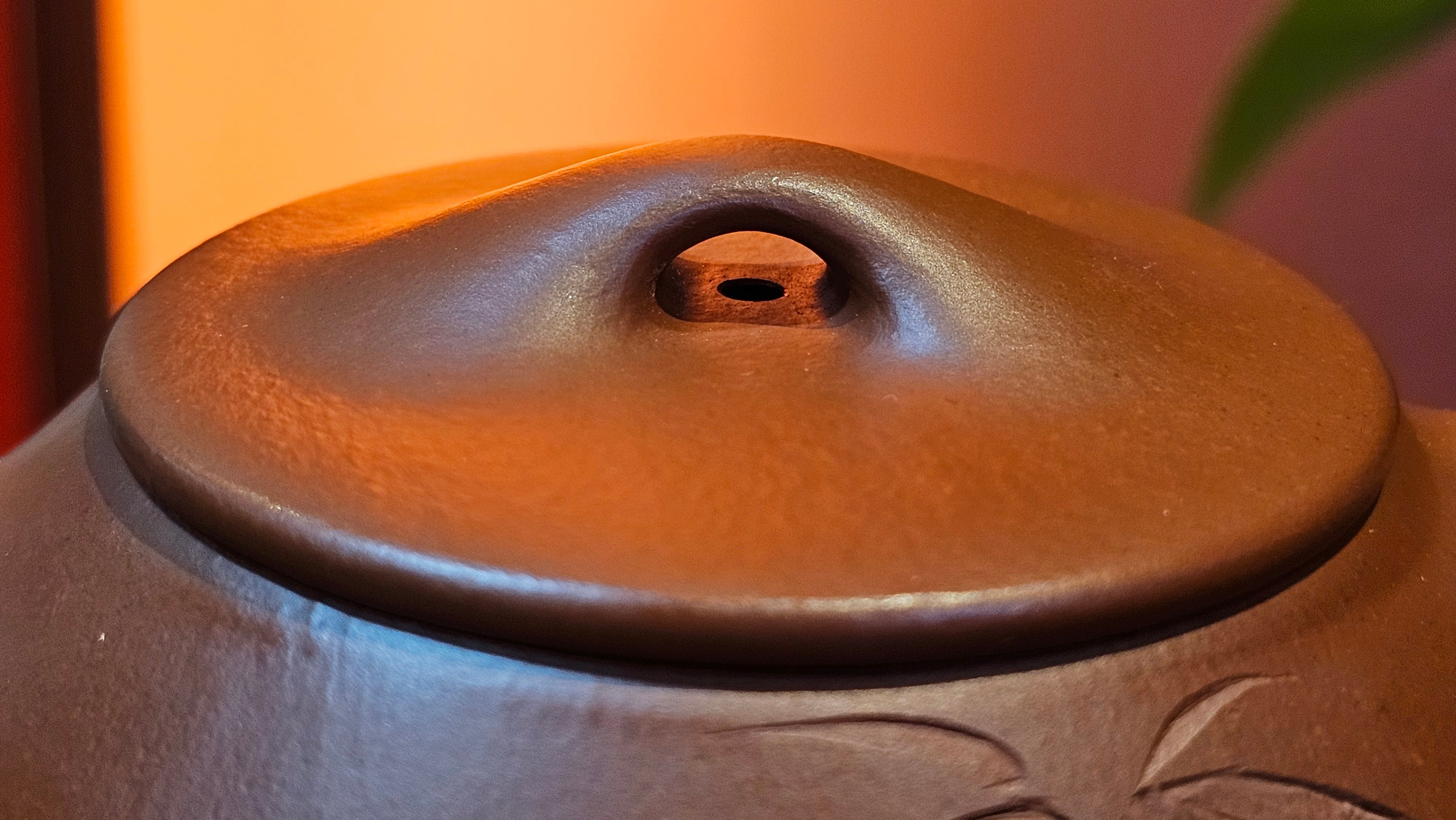 Jing Zhou Shi Piao 景舟石瓢, 281.9ml, Xiao Mei Yao Zhu Ni 小煤窑朱泥, by Craftsman Wang Xing 王兴, Engraving by Craftsman Yi De Shu 一德书 ~ Congratulations!to Mr T.N.! 1647hrs 3rd August 2025, Mississauga!Canada 🇨🇦.