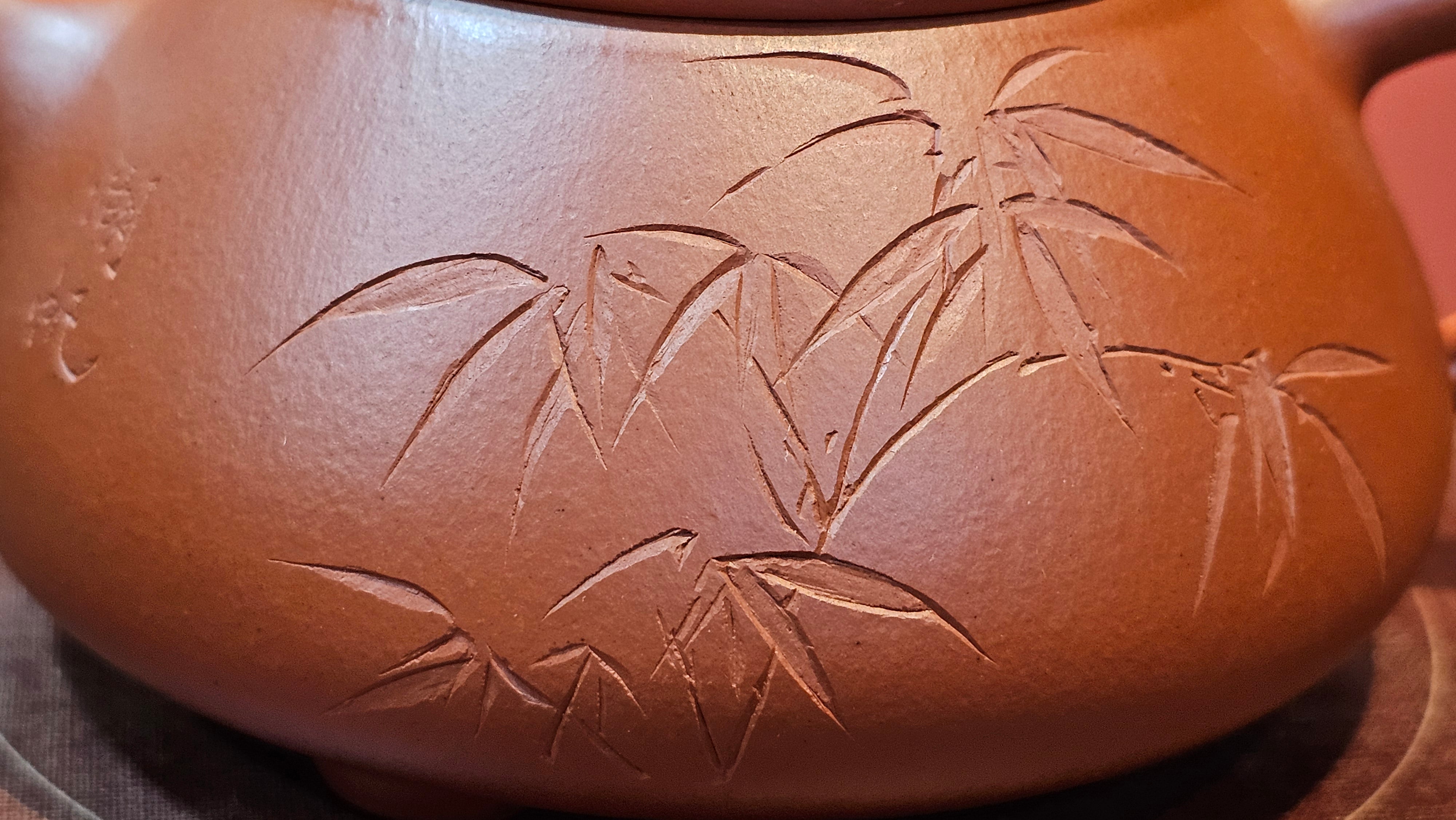 Jing Zhou Shi Piao 景舟石瓢, 281.9ml, Xiao Mei Yao Zhu Ni 小煤窑朱泥, by Craftsman Wang Xing 王兴, Engraving by Craftsman Yi De Shu 一德书 ~ Congratulations!to Mr T.N.! 1647hrs 3rd August 2025, Mississauga!Canada 🇨🇦.