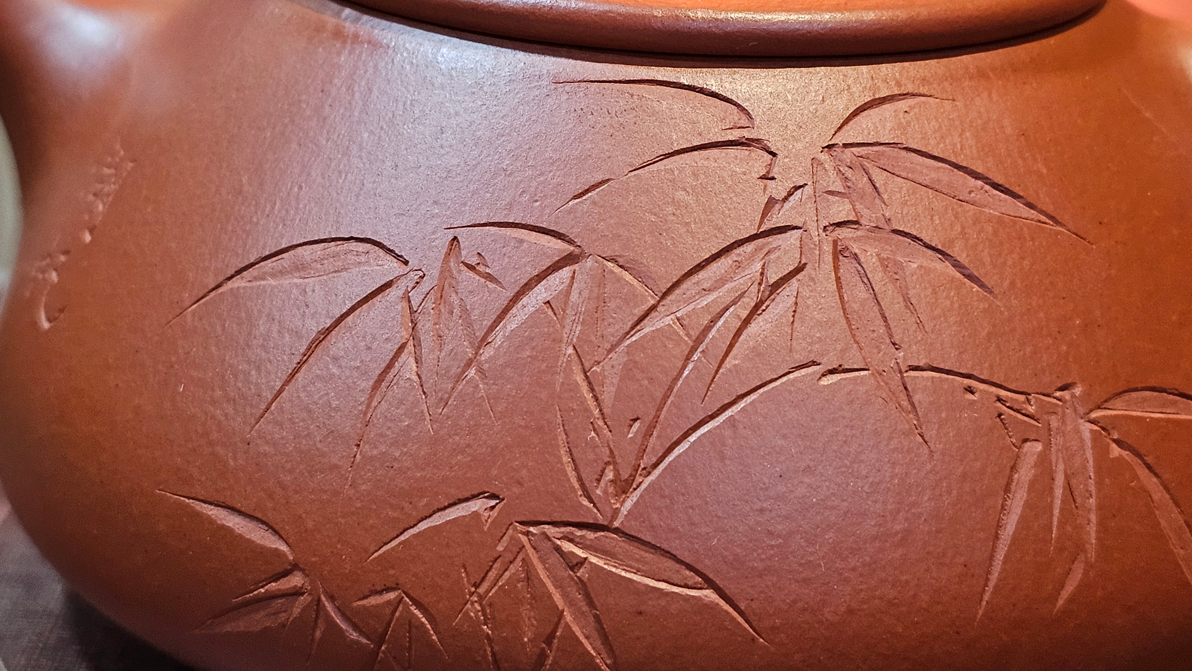 Jing Zhou Shi Piao 景舟石瓢, 281.9ml, Xiao Mei Yao Zhu Ni 小煤窑朱泥, by Craftsman Wang Xing 王兴, Engraving by Craftsman Yi De Shu 一德书 ~ Congratulations!to Mr T.N.! 1647hrs 3rd August 2025, Mississauga!Canada 🇨🇦.