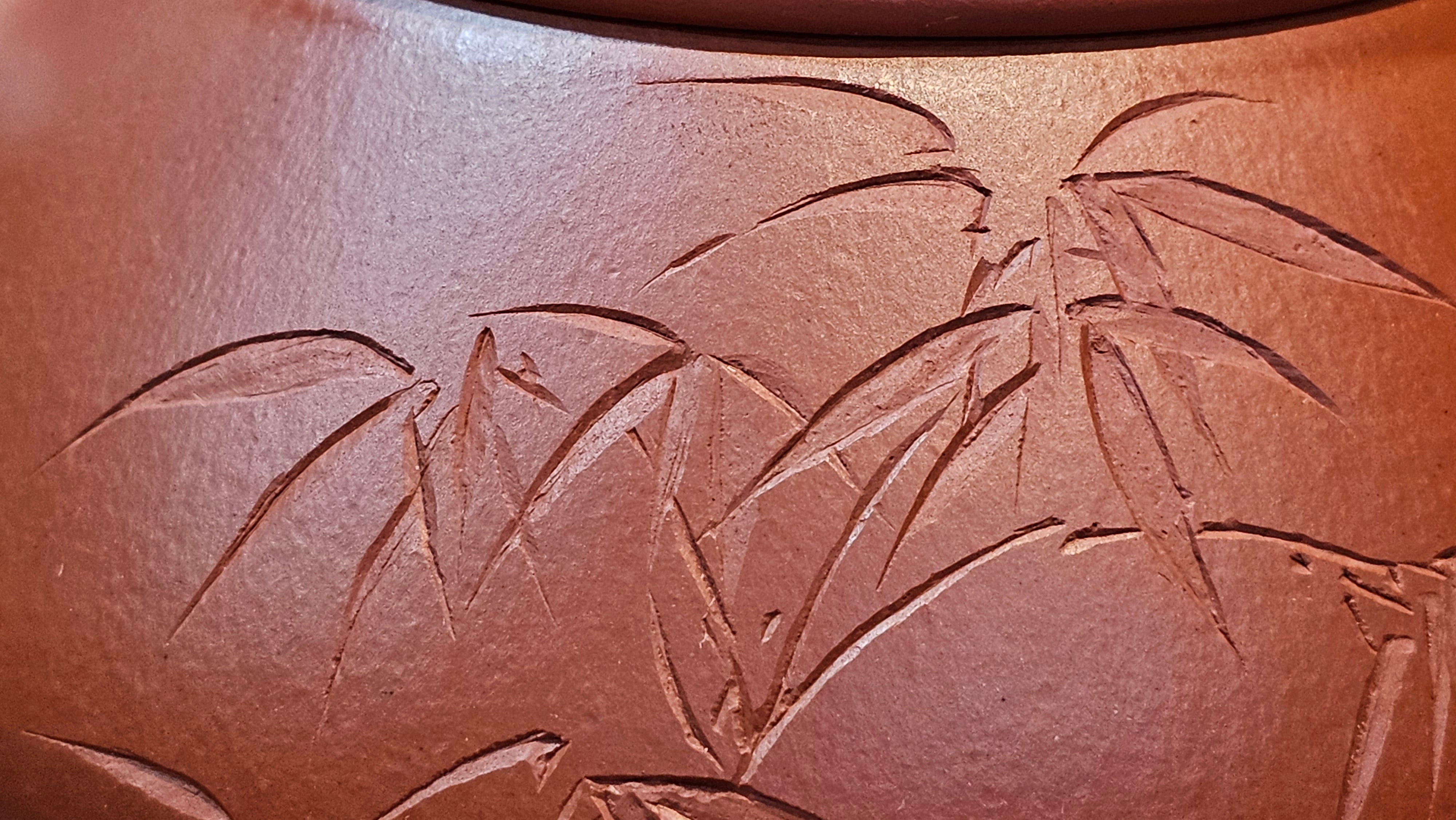 Jing Zhou Shi Piao 景舟石瓢, 281.9ml, Xiao Mei Yao Zhu Ni 小煤窑朱泥, by Craftsman Wang Xing 王兴, Engraving by Craftsman Yi De Shu 一德书 ~ Congratulations!to Mr T.N.! 1647hrs 3rd August 2025, Mississauga!Canada 🇨🇦.