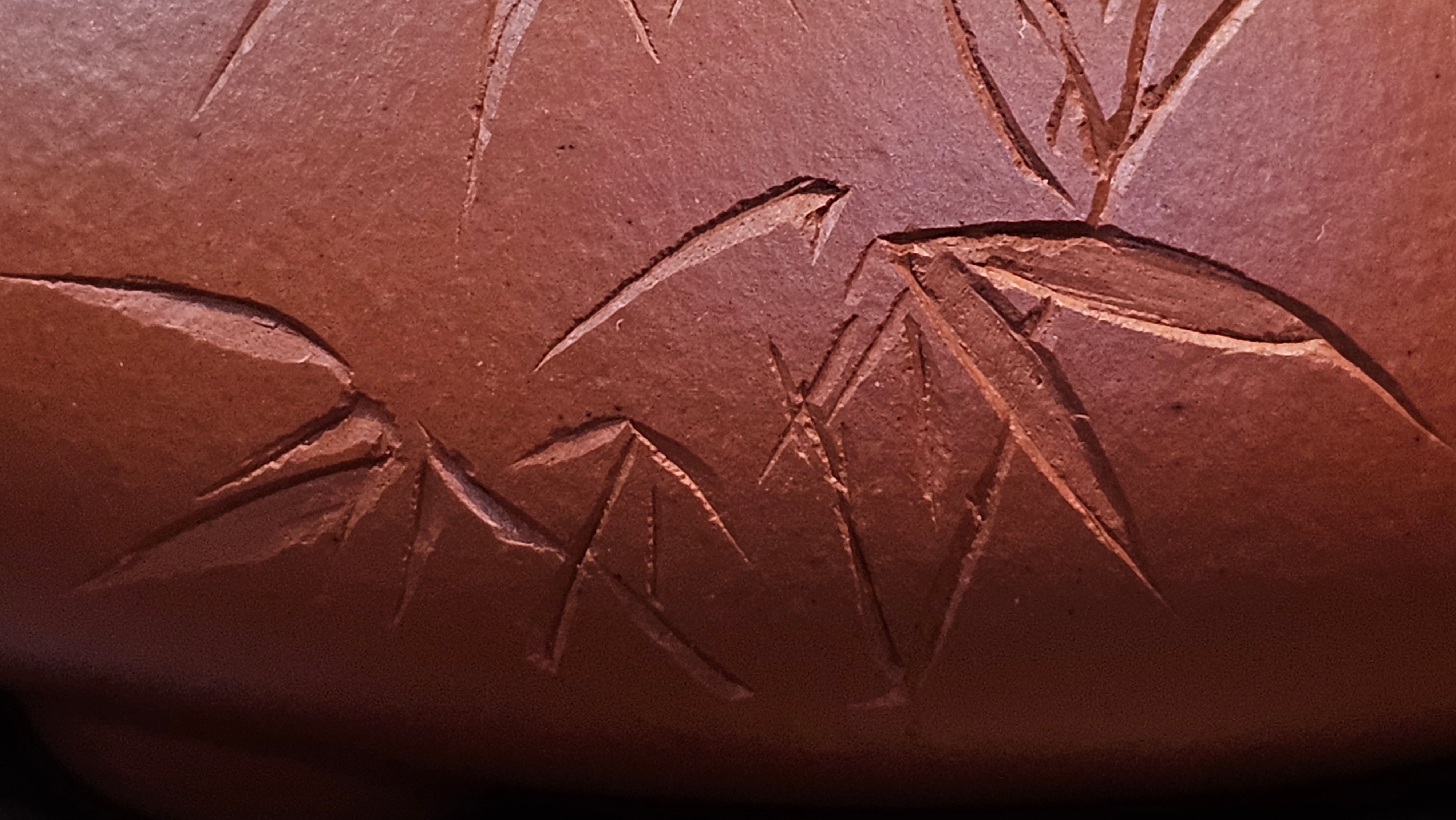 Jing Zhou Shi Piao 景舟石瓢, 281.9ml, Xiao Mei Yao Zhu Ni 小煤窑朱泥, by Craftsman Wang Xing 王兴, Engraving by Craftsman Yi De Shu 一德书 ~ Congratulations!to Mr T.N.! 1647hrs 3rd August 2025, Mississauga!Canada 🇨🇦.